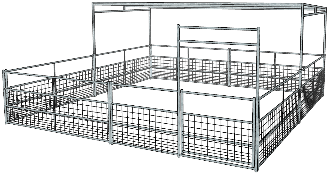 Galvanized Fence, Stall, Pen, Arena, Panels, & Accs. Local Pickup & Charged Delivery Only.