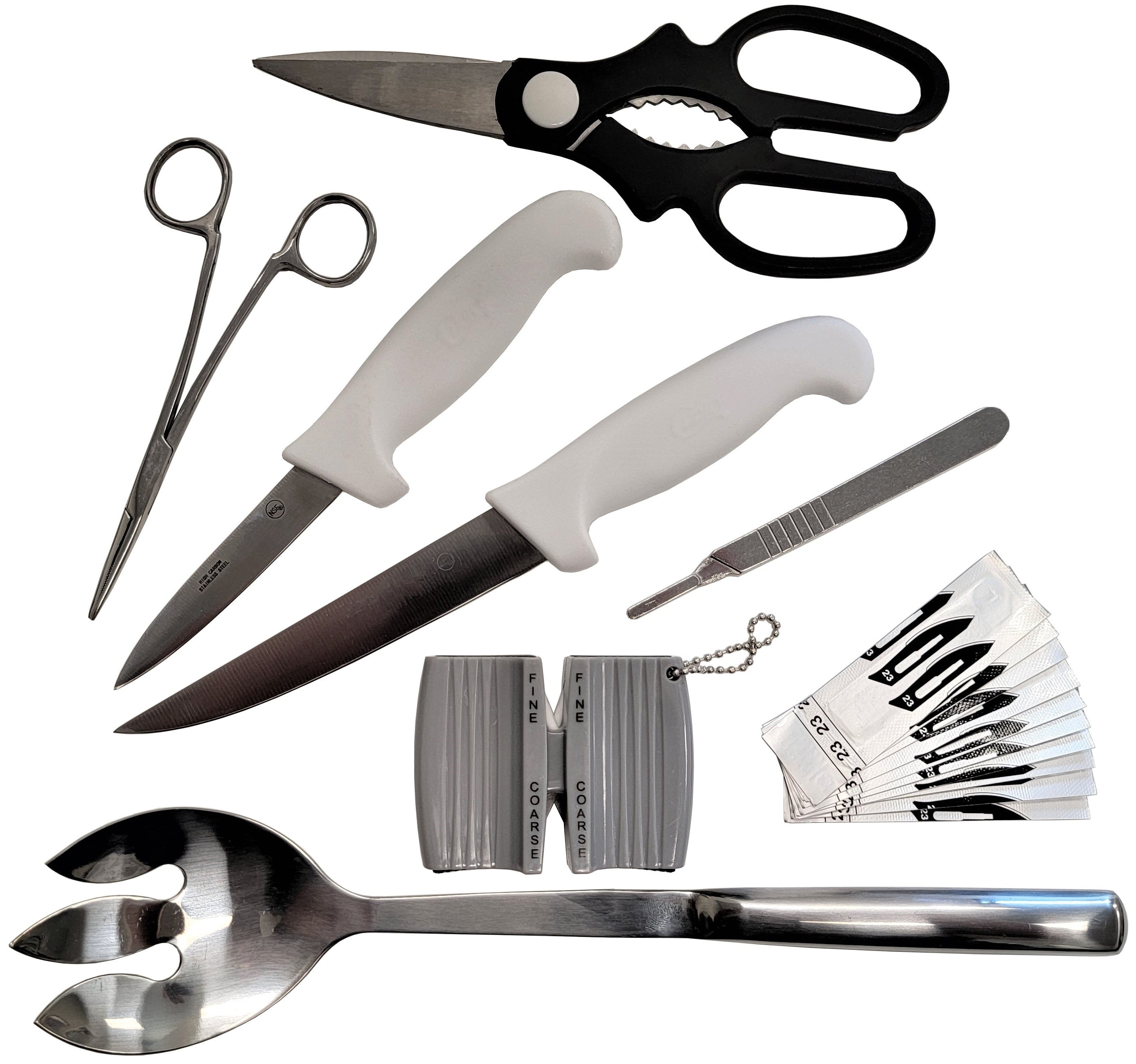 Deluxe Poultry Processing & Chicken Butcher Knife Kit