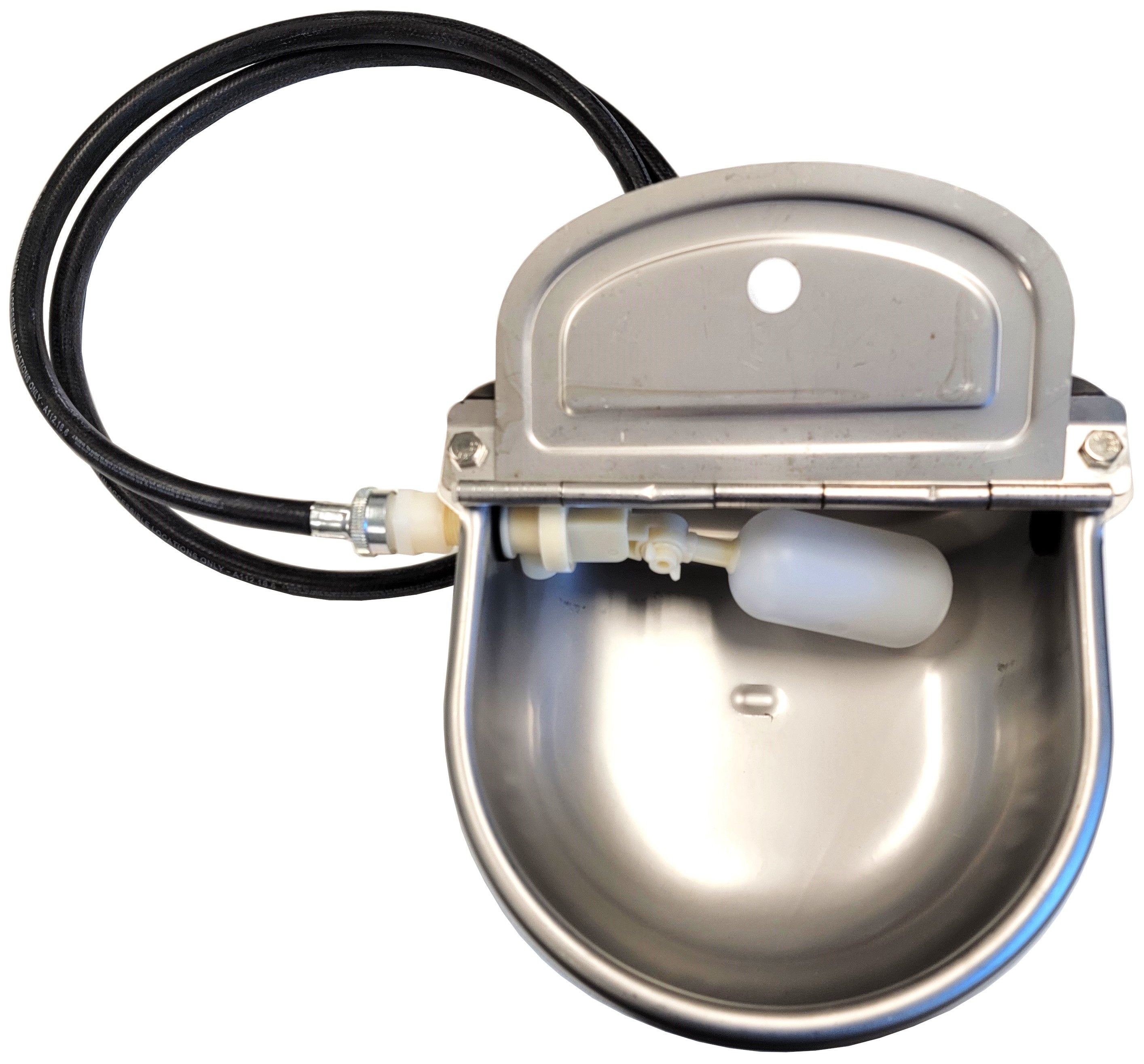 Rite Farm Products S.S. Automatic Stock Waterer Drinker with Hose & Fitting