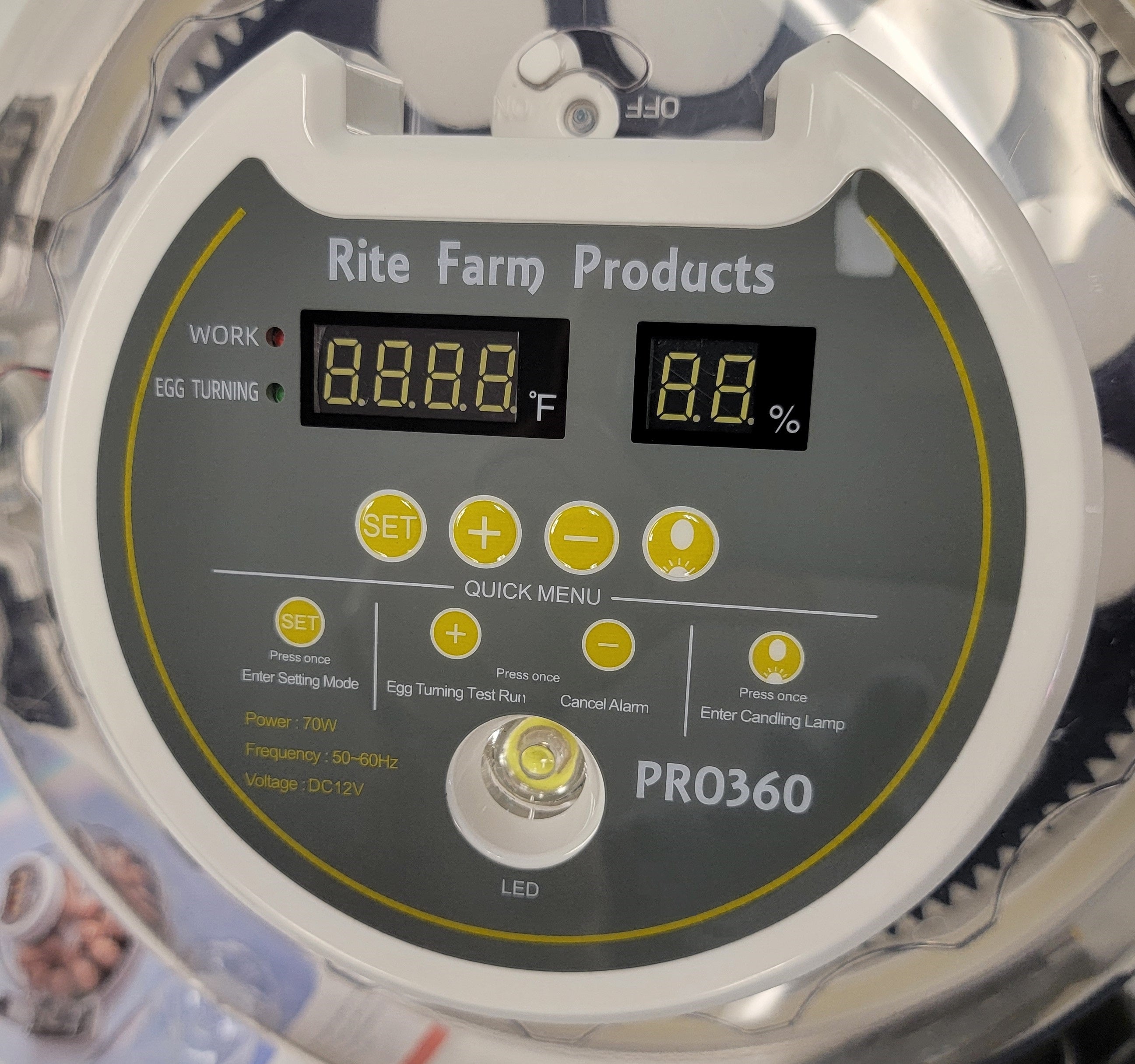 DELUXE PRO 360 Rite Farm Products 21 Chicken Egg Incubator with ALL 5 Included Egg Turner Trays