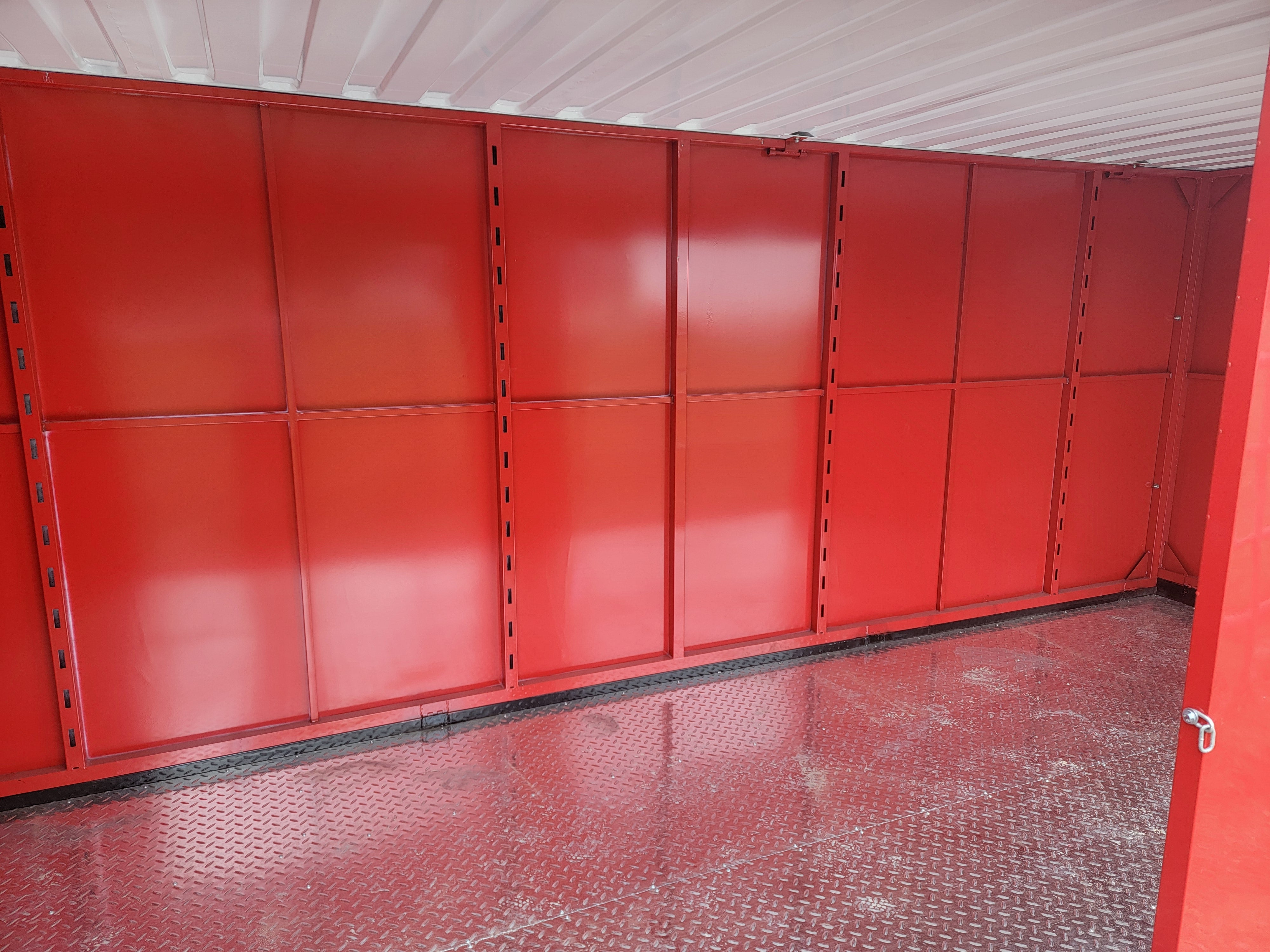 8'x20' Double Livestock Stall Portable Relocatable Storage Building Loafing Shed Container