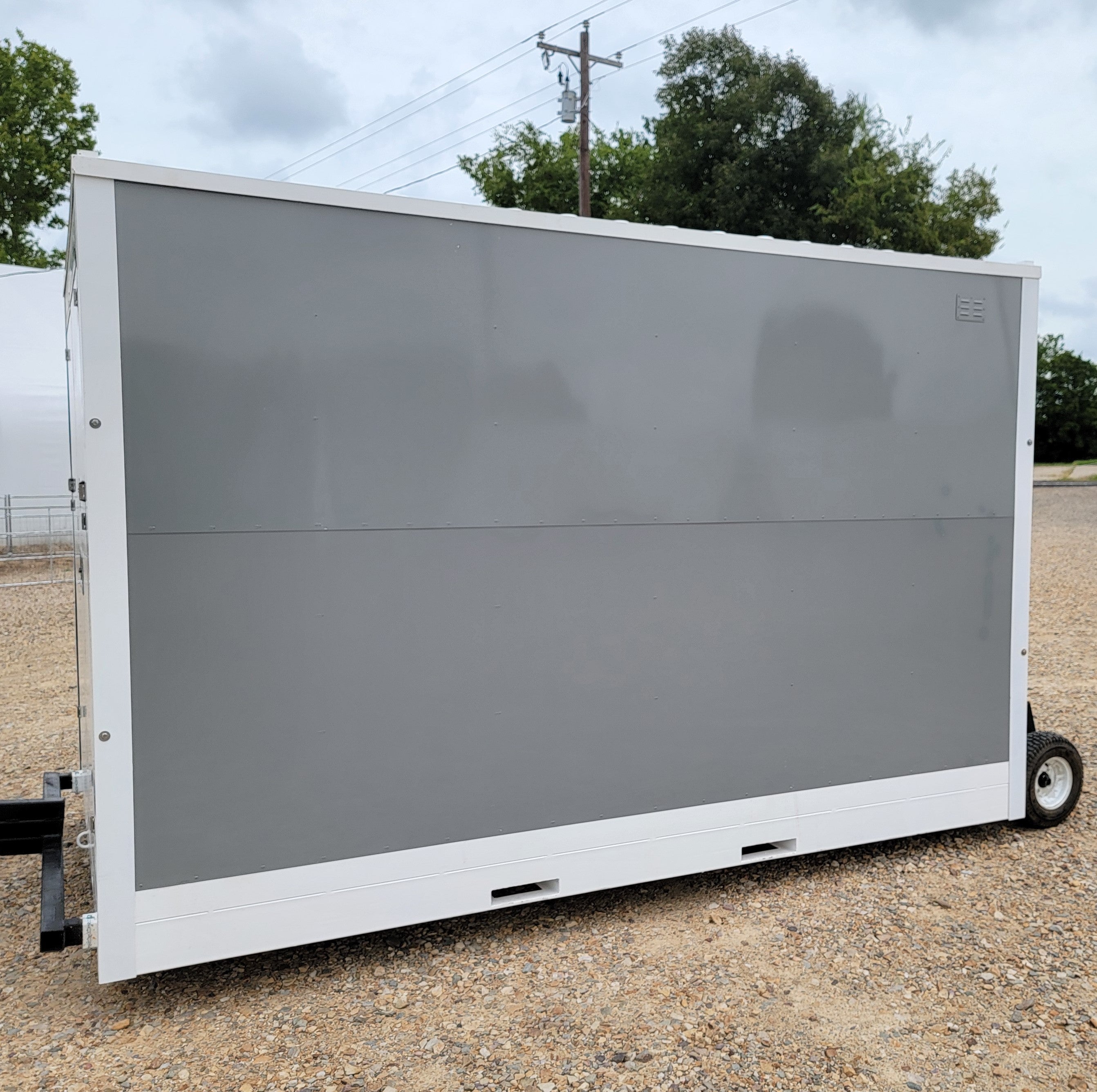 8'x12' Single Door Portable Relocatable Storage Facility Building Container Shed