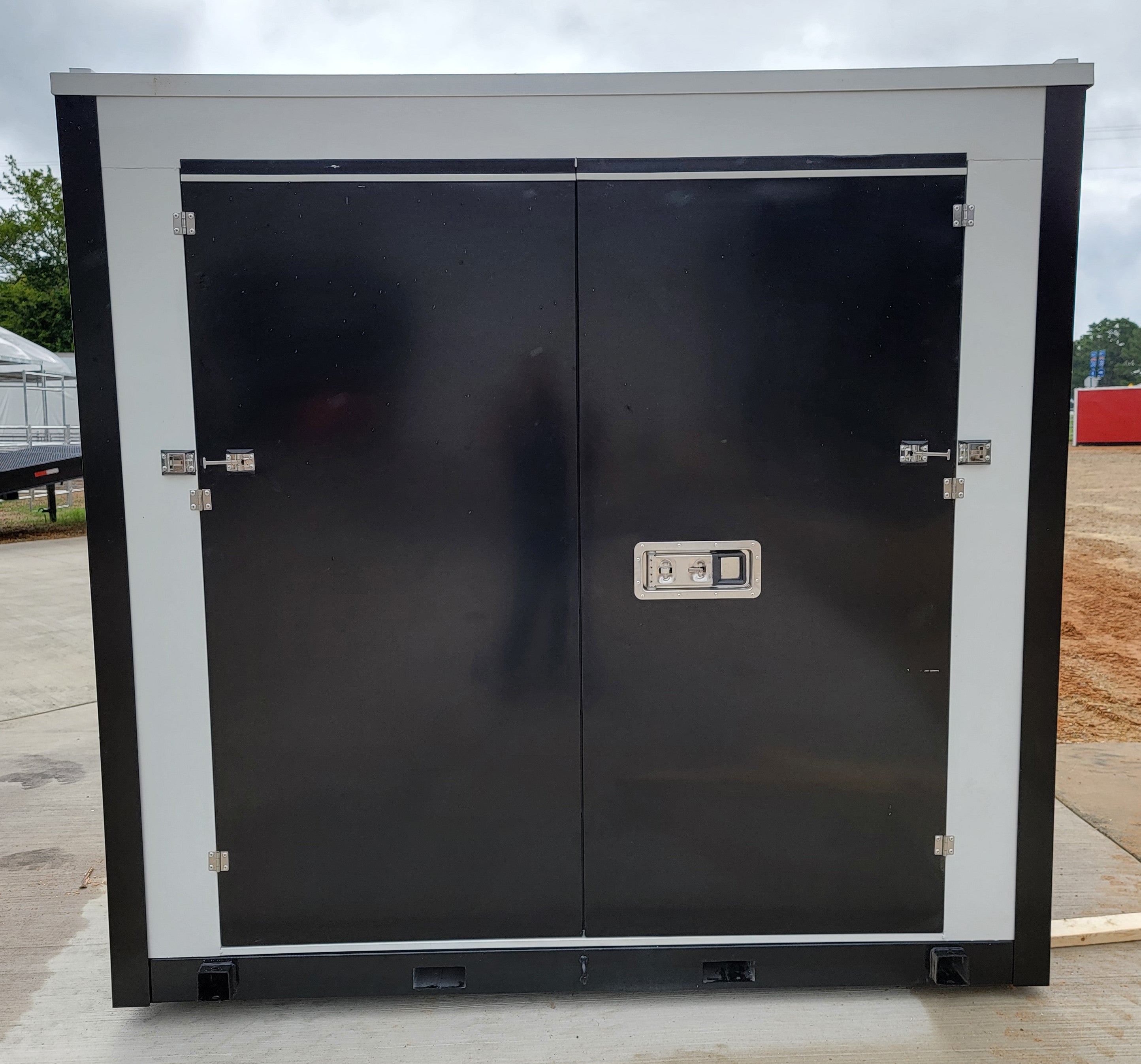 8'x10' Single Door Portable Relocatable Storage Facility Building Container Shed