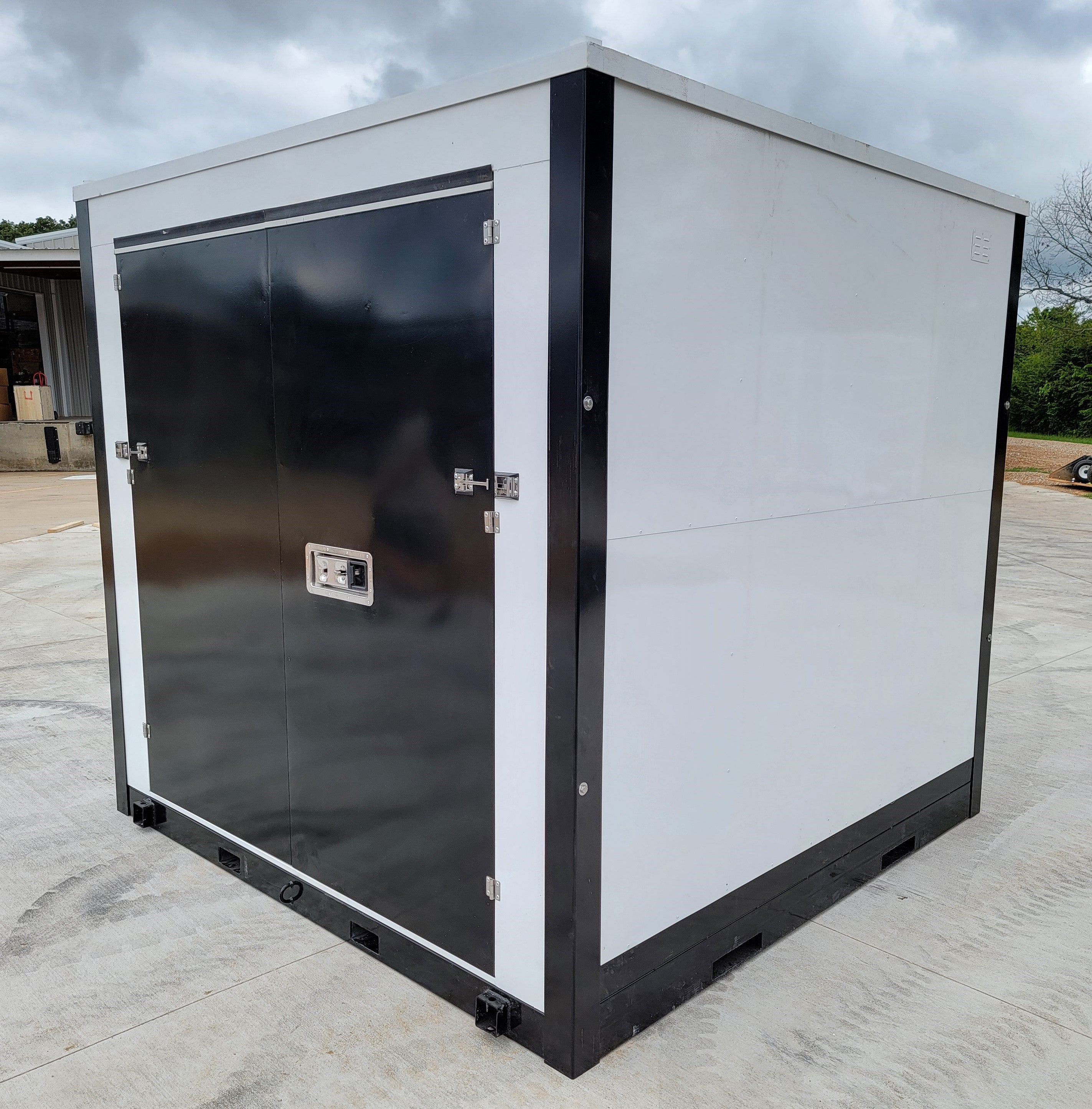 8'x8' Single Door Portable Relocatable Storage Facility Building Container Shed