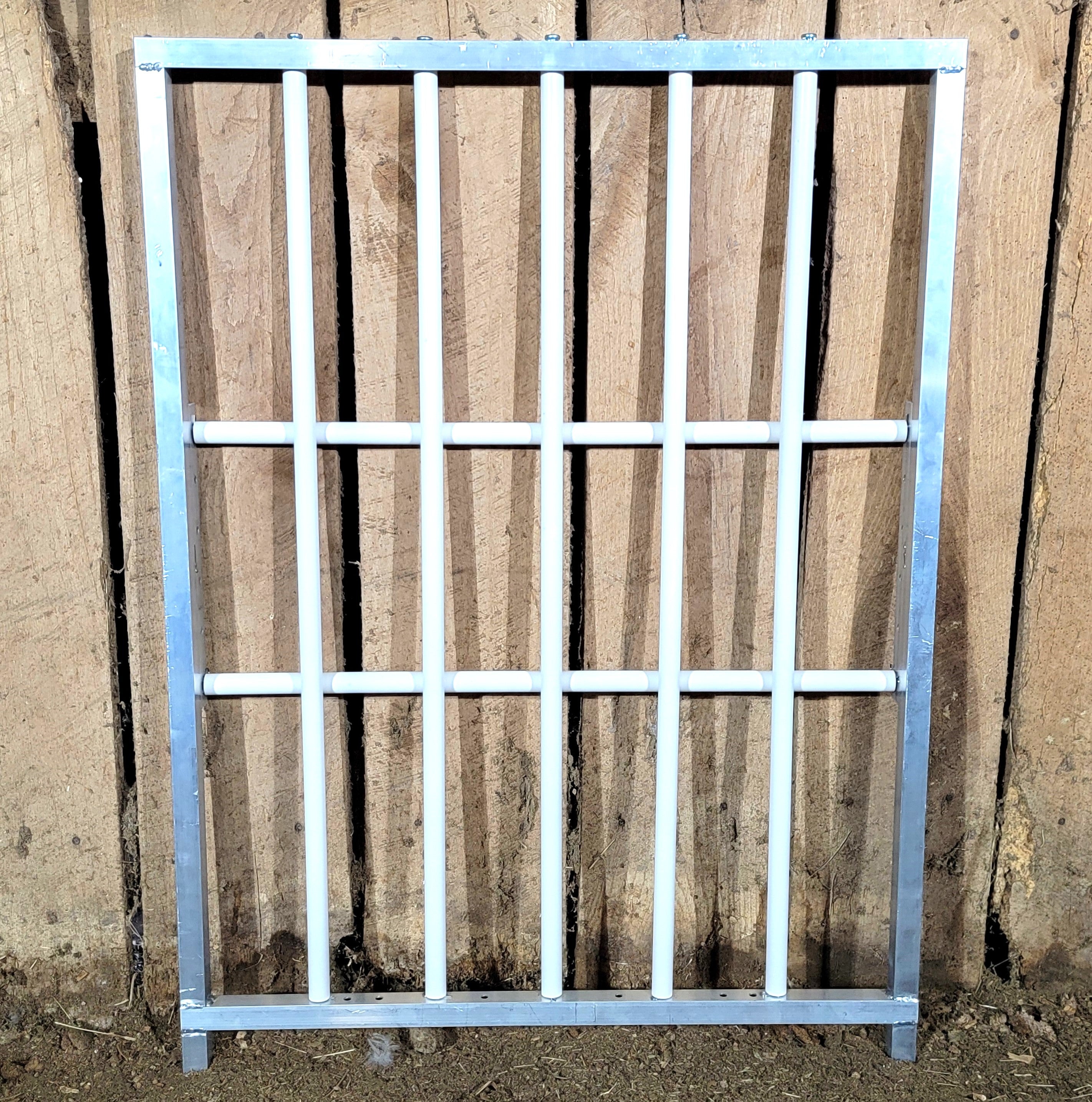 Aluminum 30-Inch-Long by 40-Inch-Tall Sheep & Goat Lamb & Kid Creep Feeding Panel
