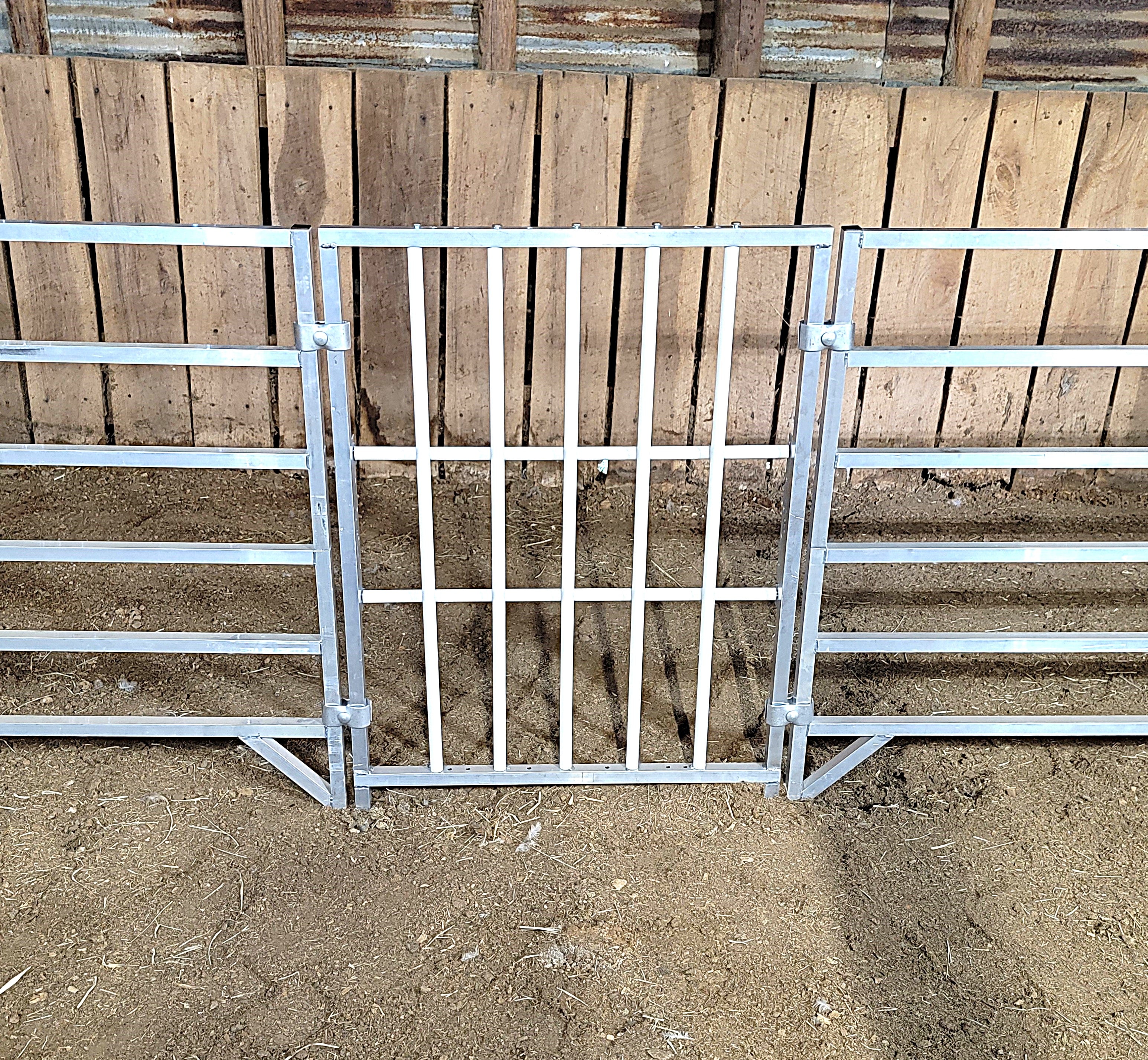 Aluminum 30-Inch-Long by 40-Inch-Tall Sheep & Goat Lamb & Kid Creep Feeding Panel