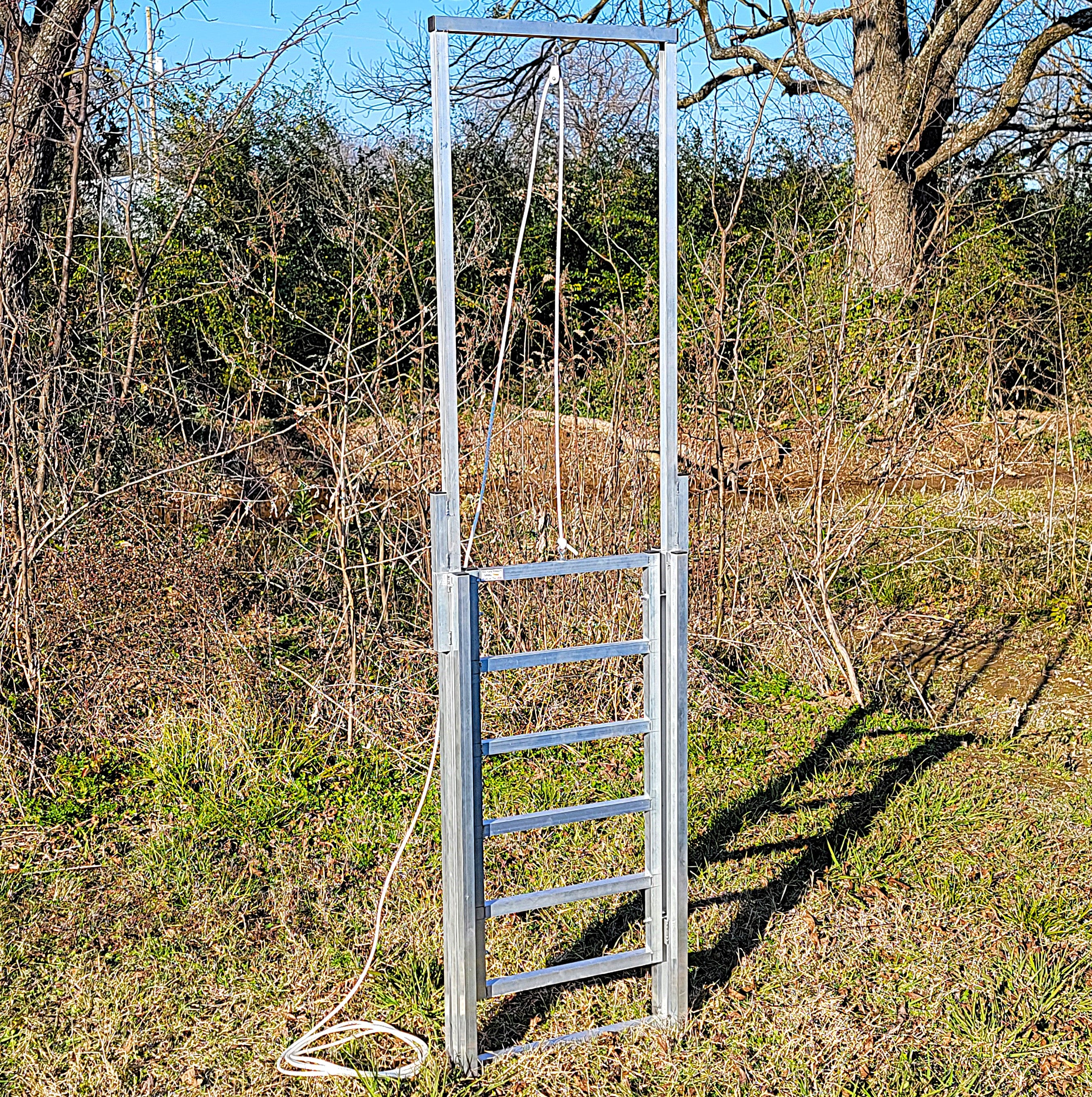 Aluminum 80-Inch-Tall Sheep & Goat Guillotine Stop Gate for Sorting Alley & Pen Systems