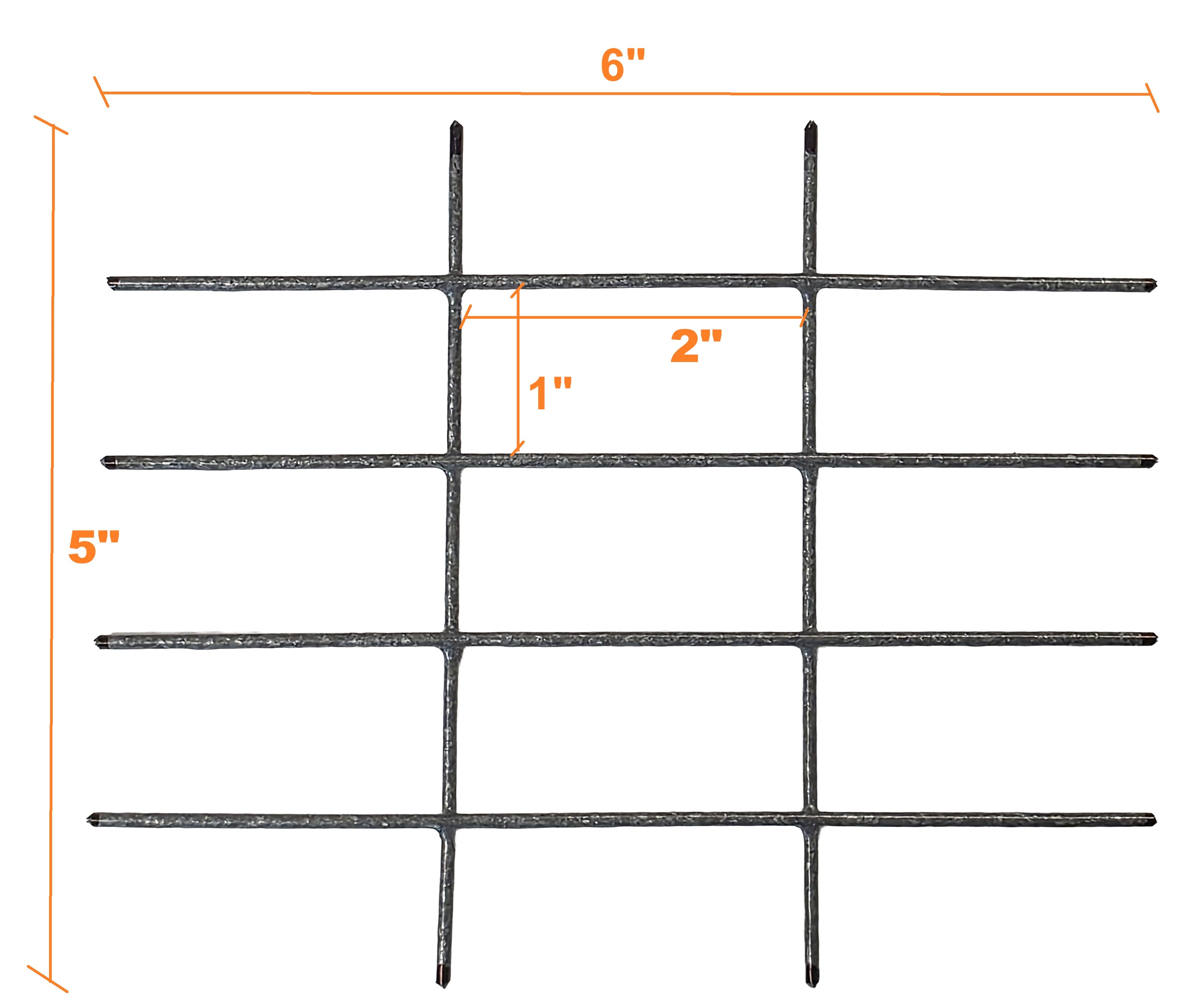 Black Texas USA Made 6-Inch Cage Hanging Rabbit Feeder with ID Tag for Rabbit Pellet Feed with a Sifter Base