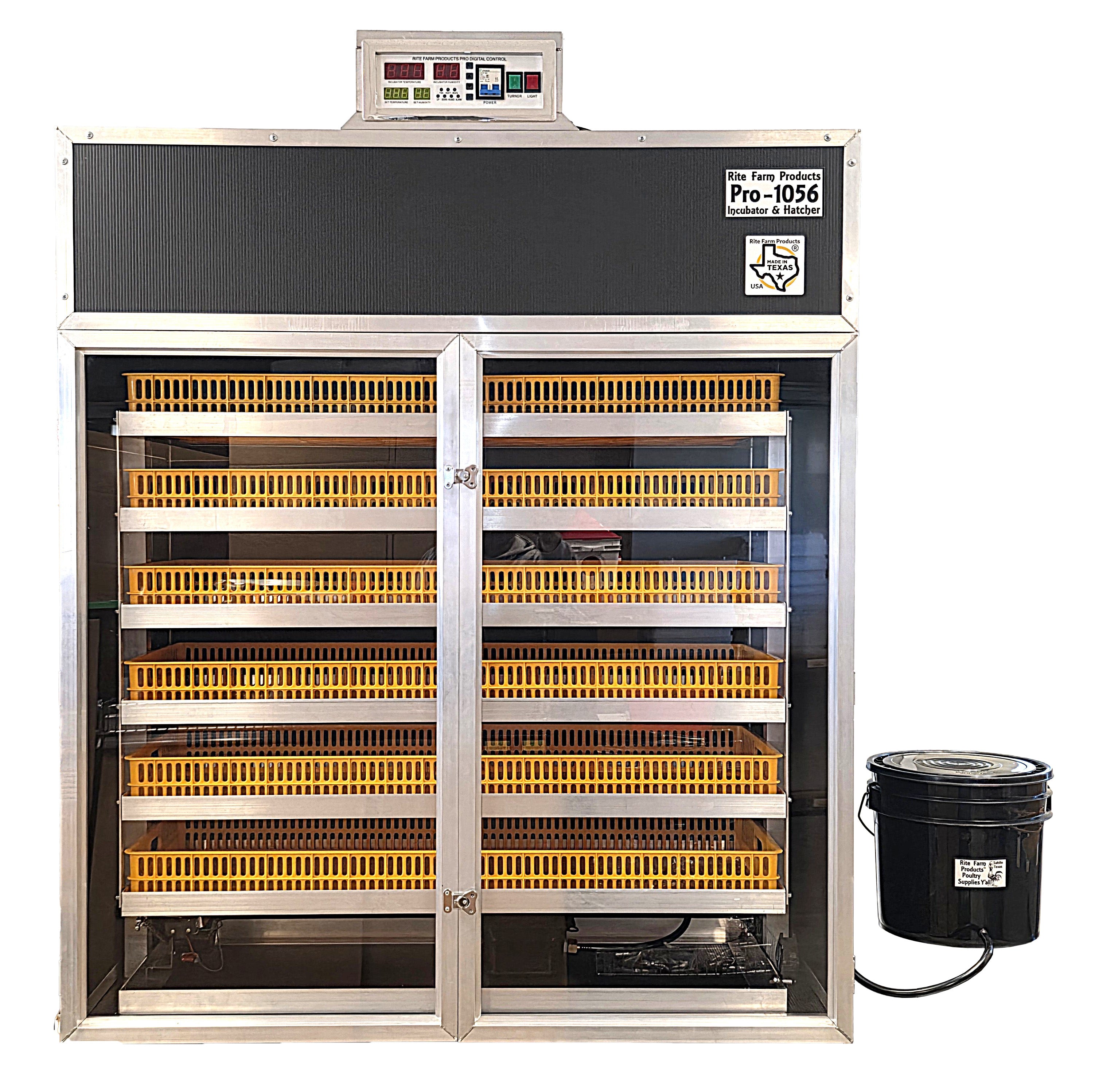 Rite Farm Products PRO1056 USA BUILT Cabinet Incubator & Egg Hatcher