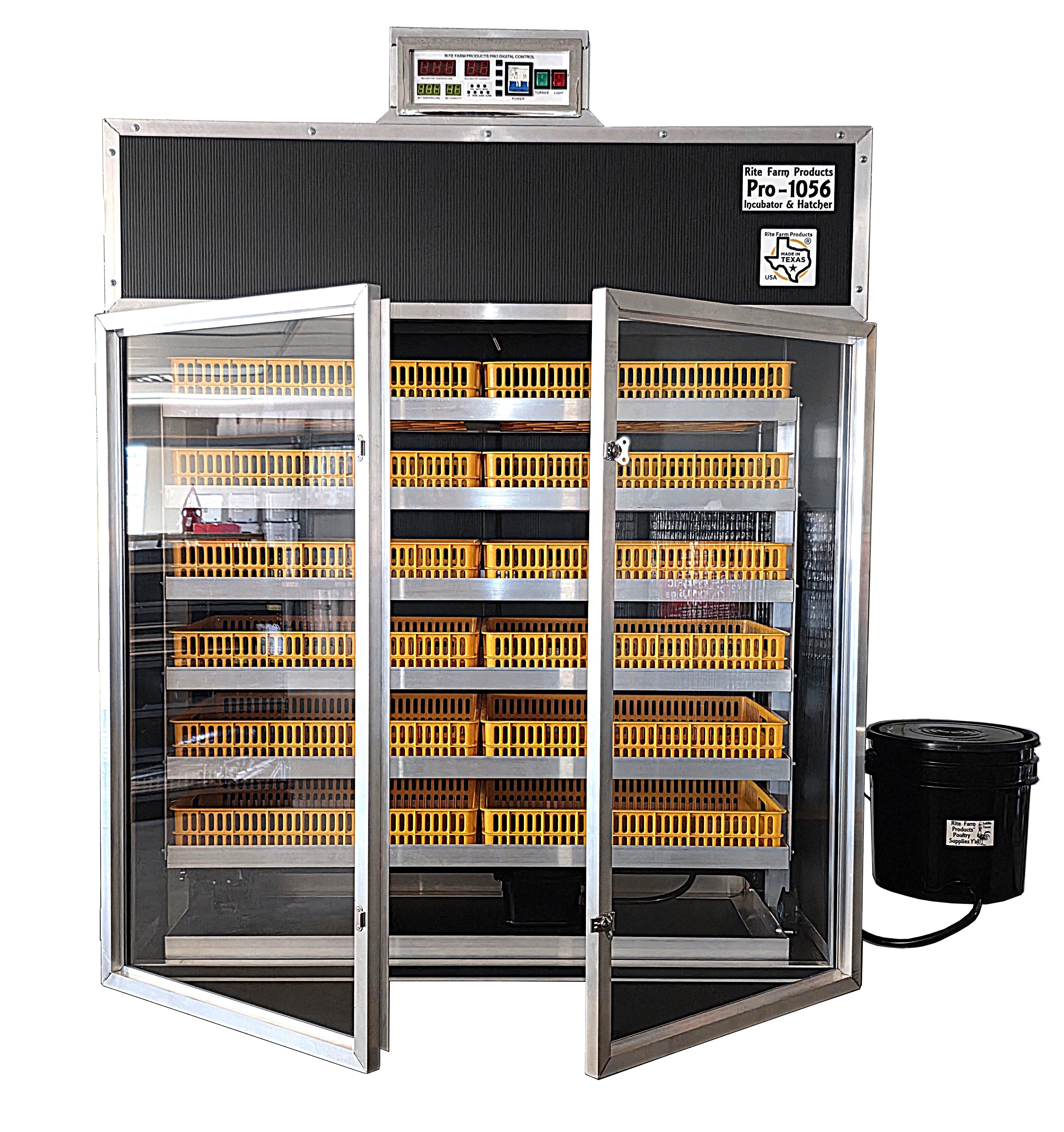 Rite Farm Products PRO1056 USA BUILT Cabinet Incubator & Egg Hatcher