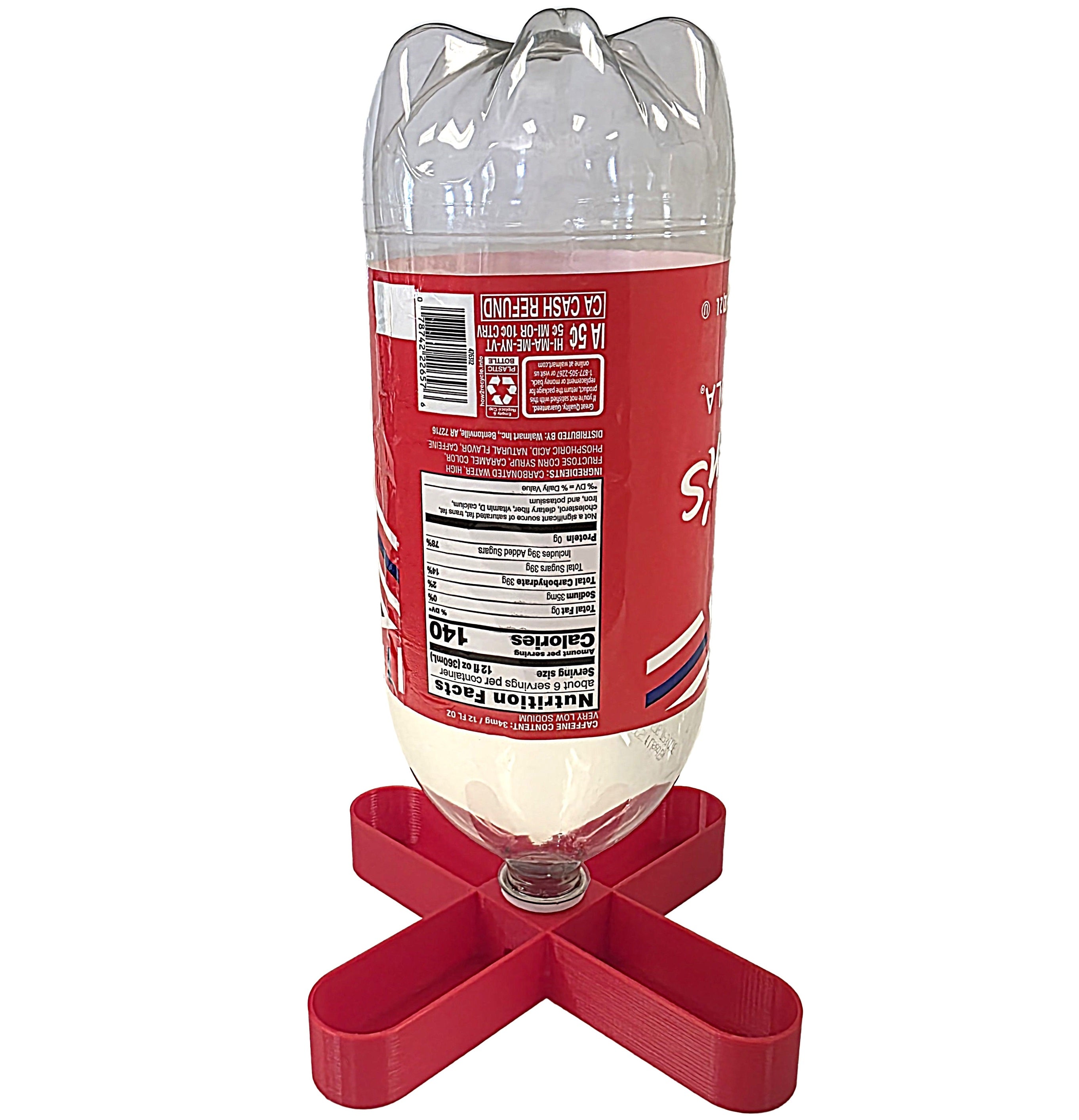Rite Farm Products 4 Way Anti Drown Soda Pop Chick Waterer for 20oz, 1 Liter, or 2 Liter Quail