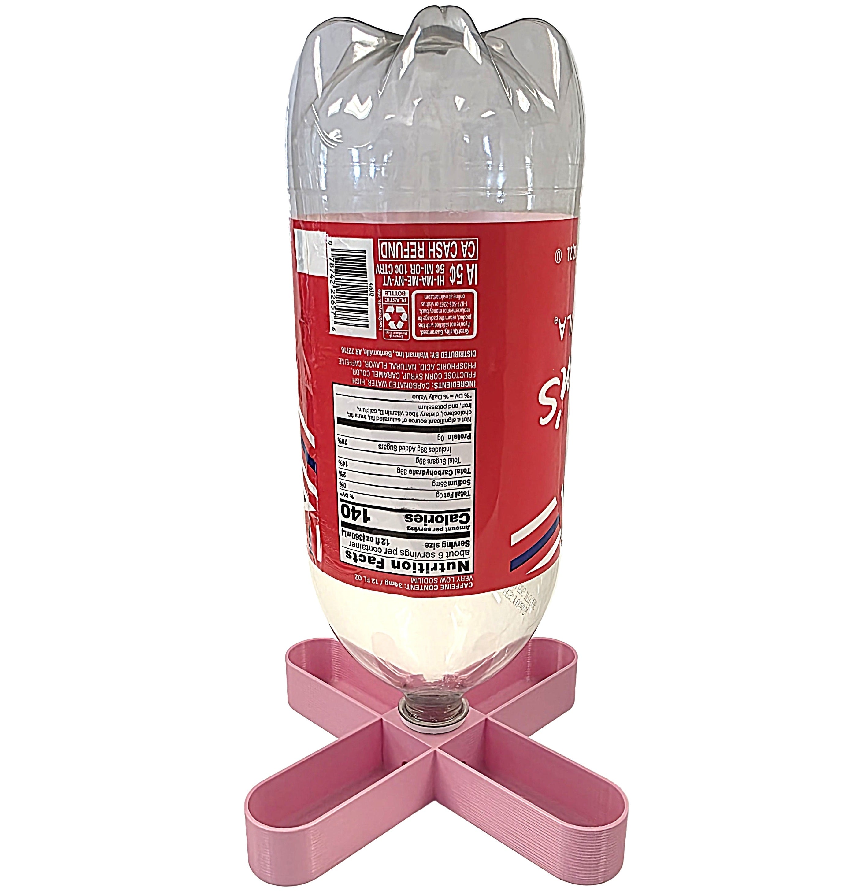 Rite Farm Products 4 Way Anti Drown Soda Pop Chick Waterer for 20oz, 1 Liter, or 2 Liter Quail
