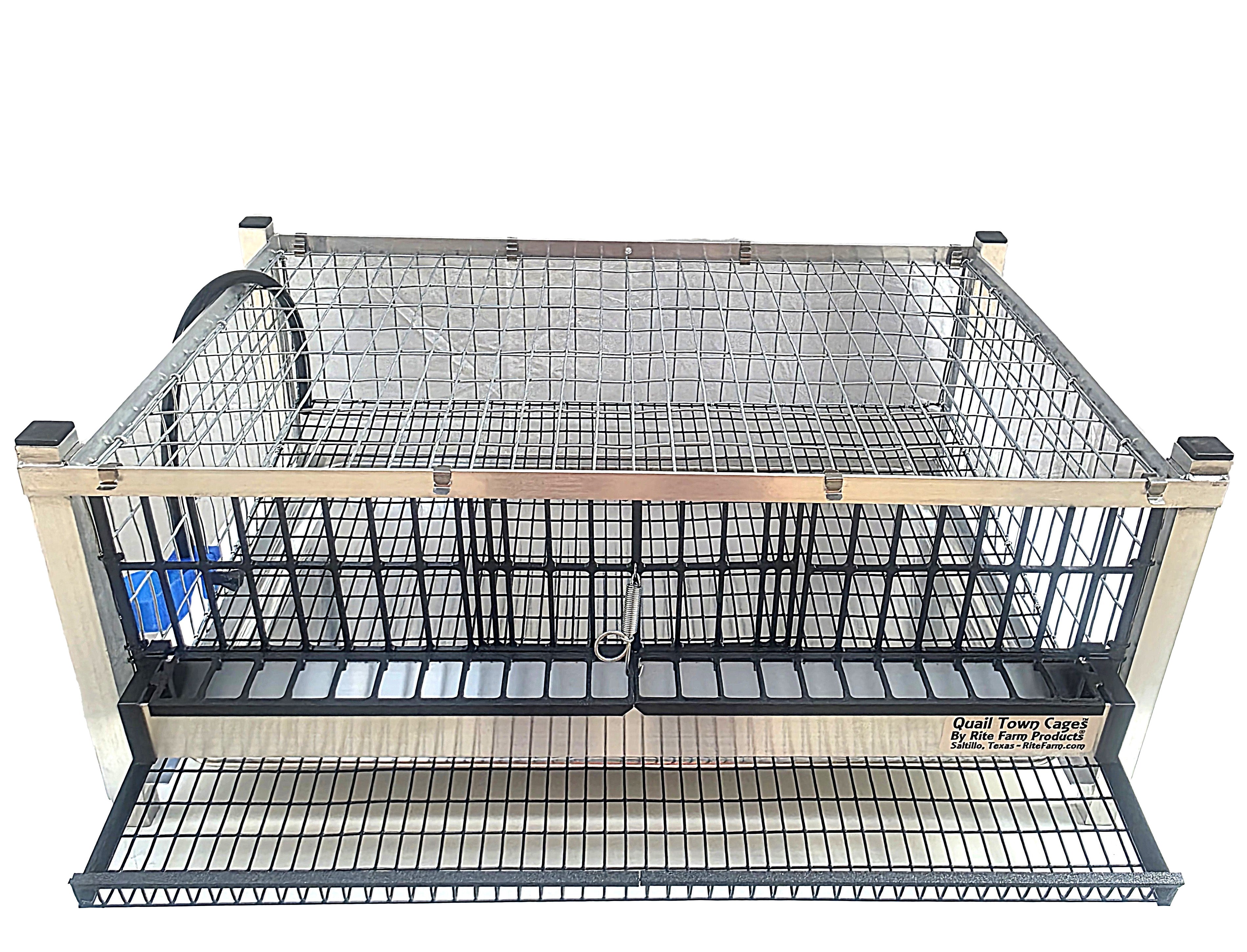 Quail Town Cages by Rite Farm Products - Pro Modular Layer Cage with Egg Rollout