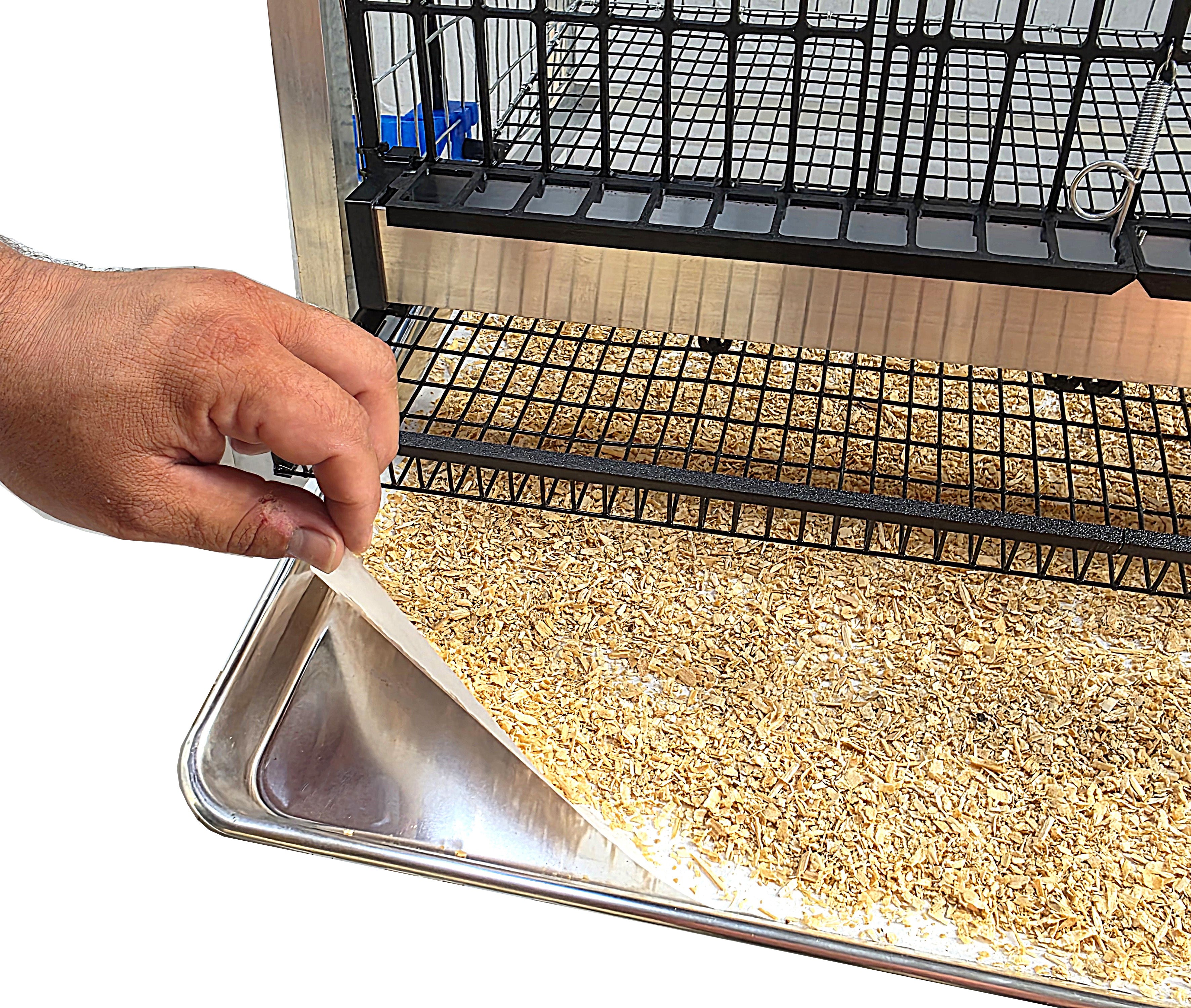 Quail Town Cages by Rite Farm Products - Pro Modular Quail Grow Out & Layer Cage Tower System Transparent Reservoir