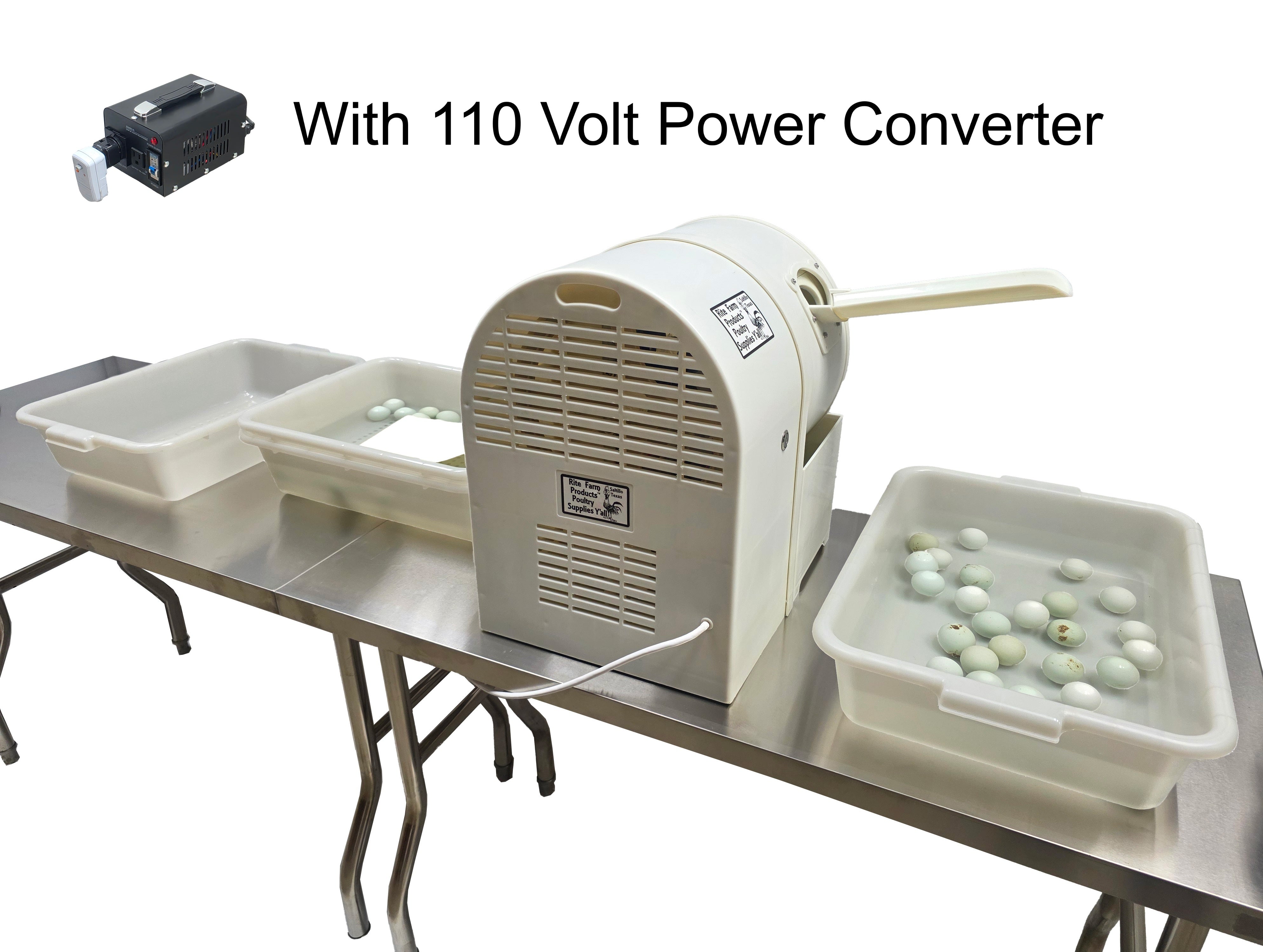 Rite Farm Products Pro Egg Washer, Egg Washing Machine for Chicken, Duck, Turkey, & Peafowl Eggs