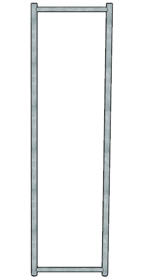Galvanized 22 Inch Long Alley Panel for Small Livestock