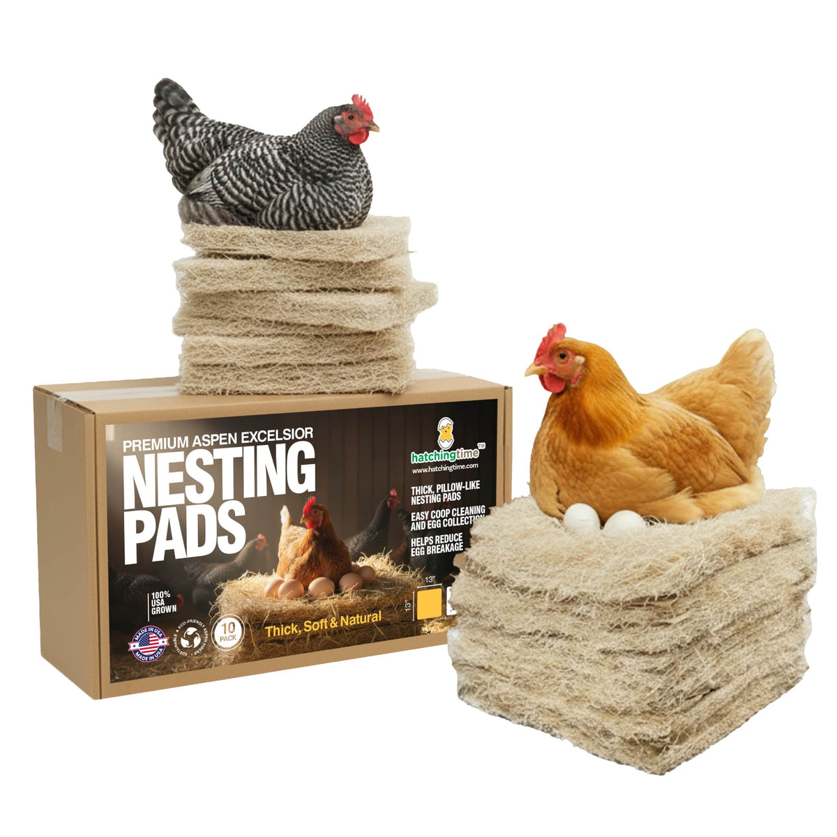 Premium Nesting Pads for Poultry