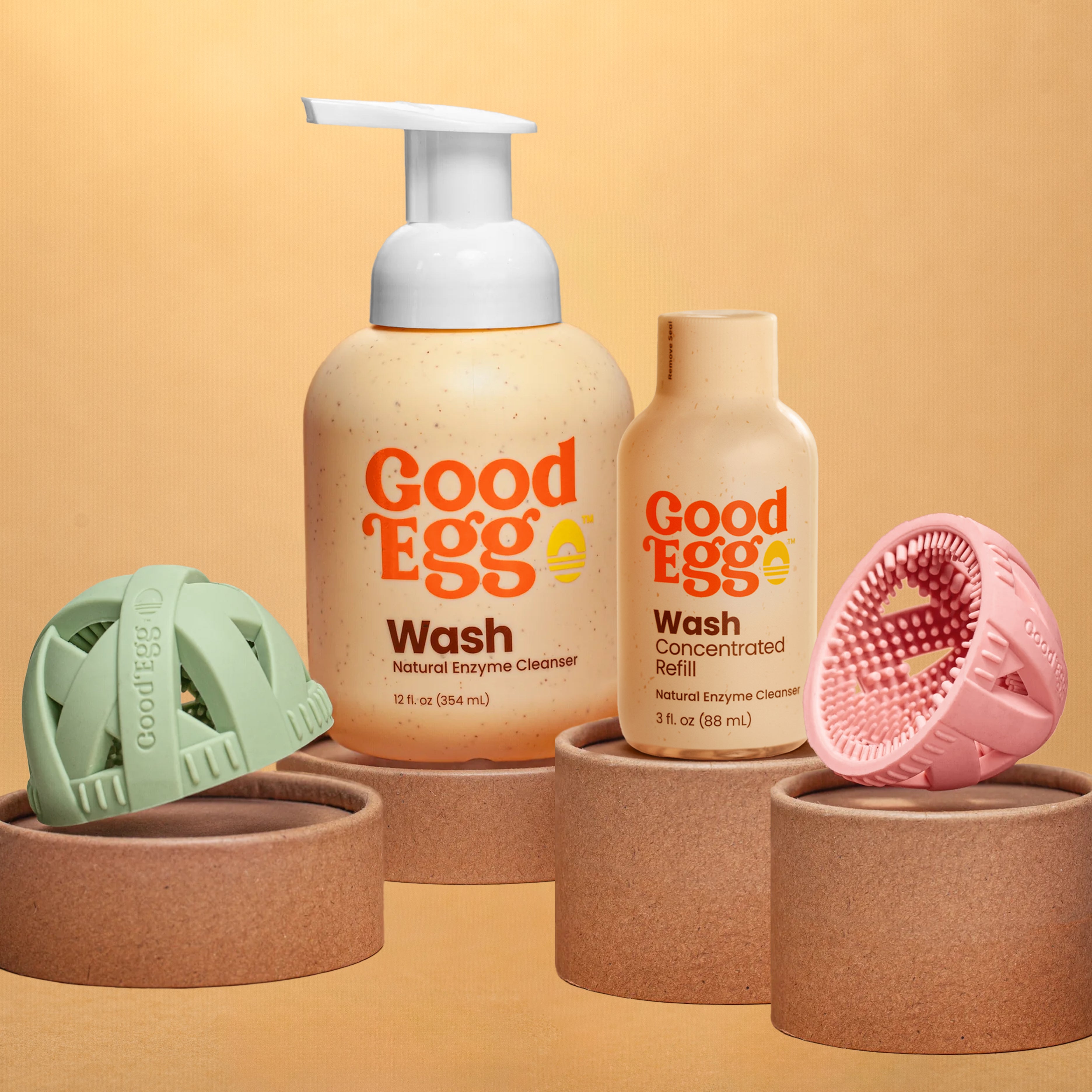 The Full Eggcellent Kit - Original Egg Brush™ Washing Cleaning