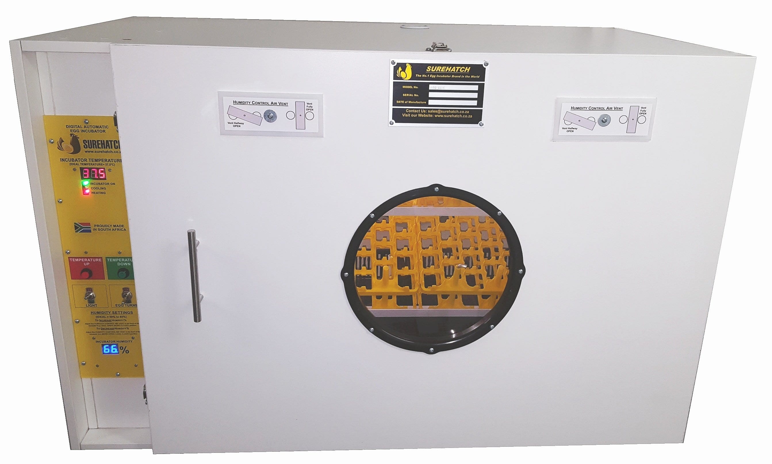 SH680 Automatic Digital Egg Incubator and Hatcher for 680 eggs