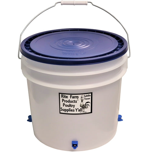 3.5 Gallon Bucket w/ Lid - The Ceramic Shop