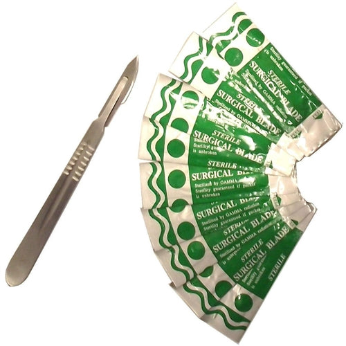 L10 plucker, kill cone, scalpel, 10 blades, gloves, apron