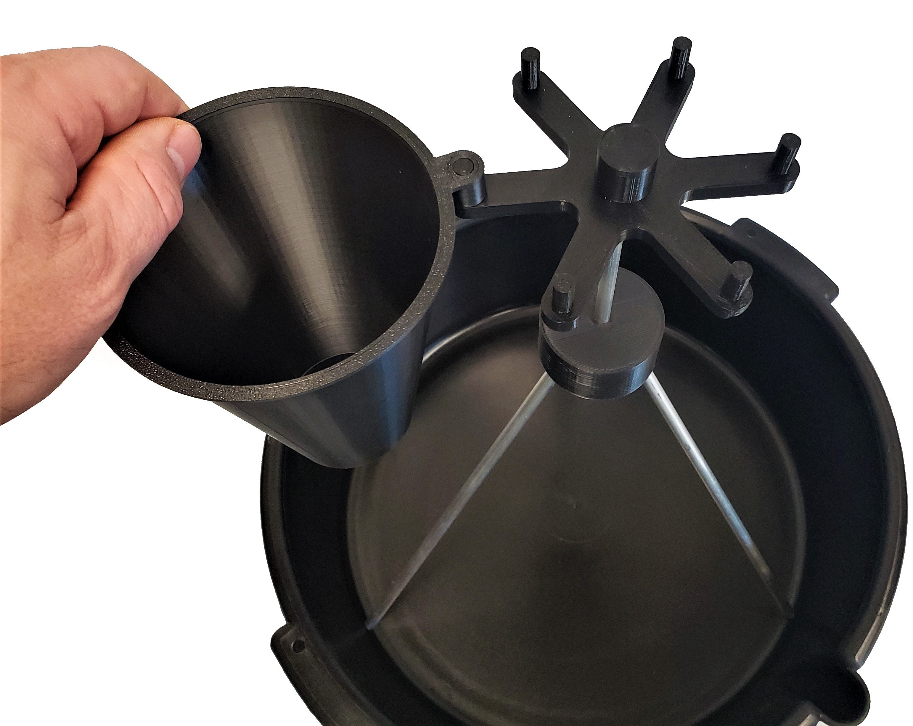 Quail Restraining 6 Cone Rotary Processing Station, Kill Cone Rotating Tower Stand