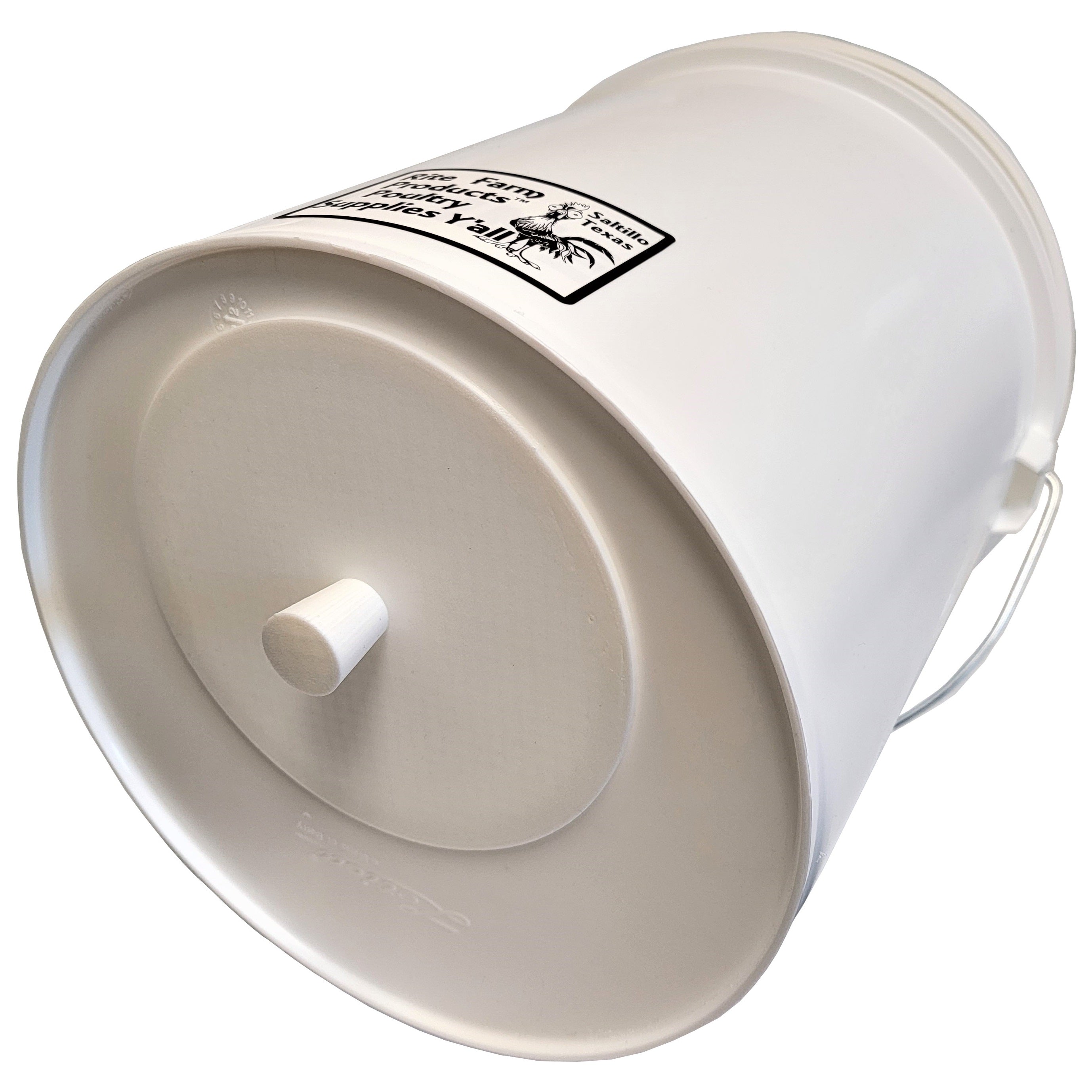 Chicken Nesting Box Bucket Kit, Rear Access Cover, Complete Kit With 5 Gallon Pail