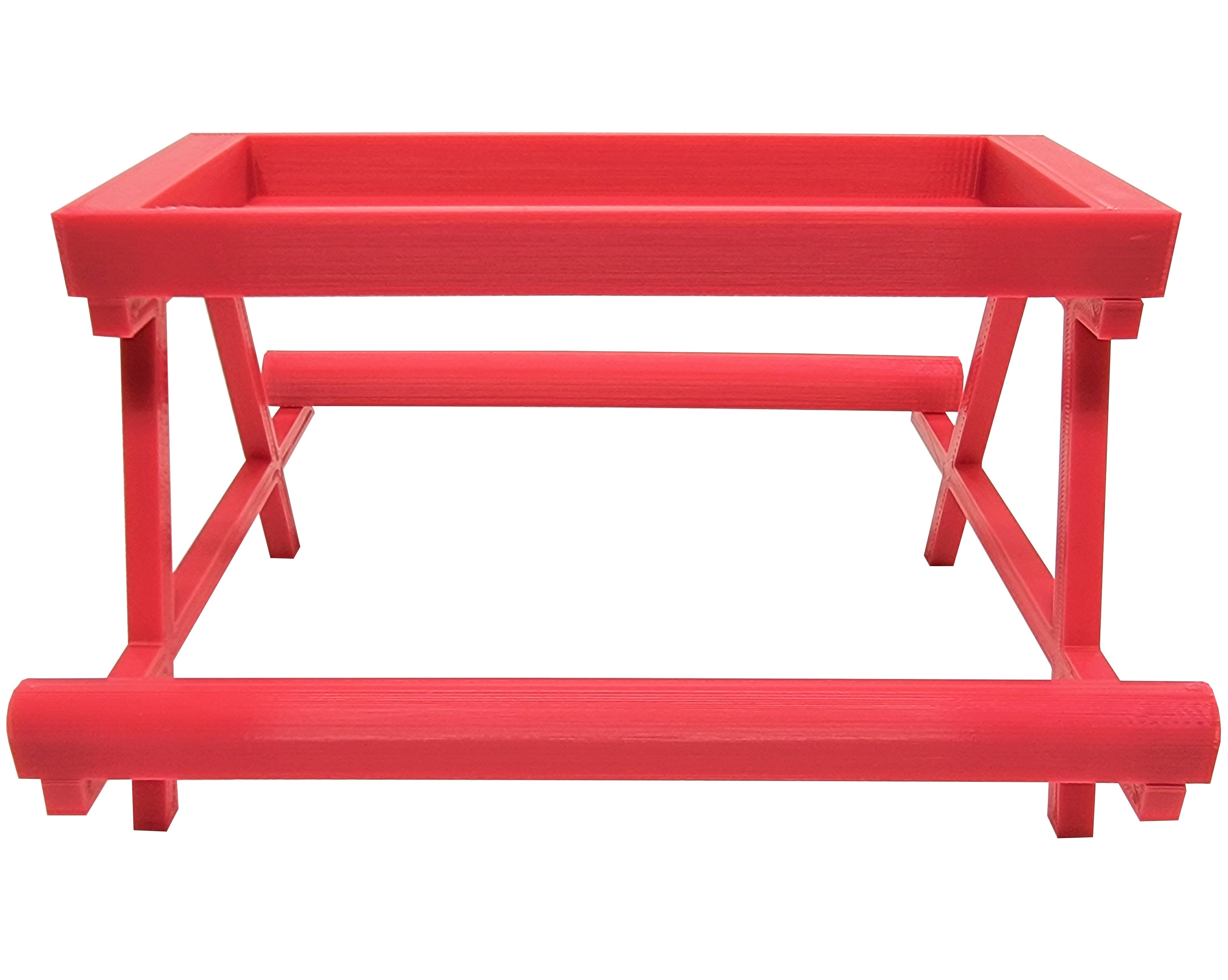 7 Inch Long Pink Chick Picnic Table Chicknic Treat Feeder Bench
