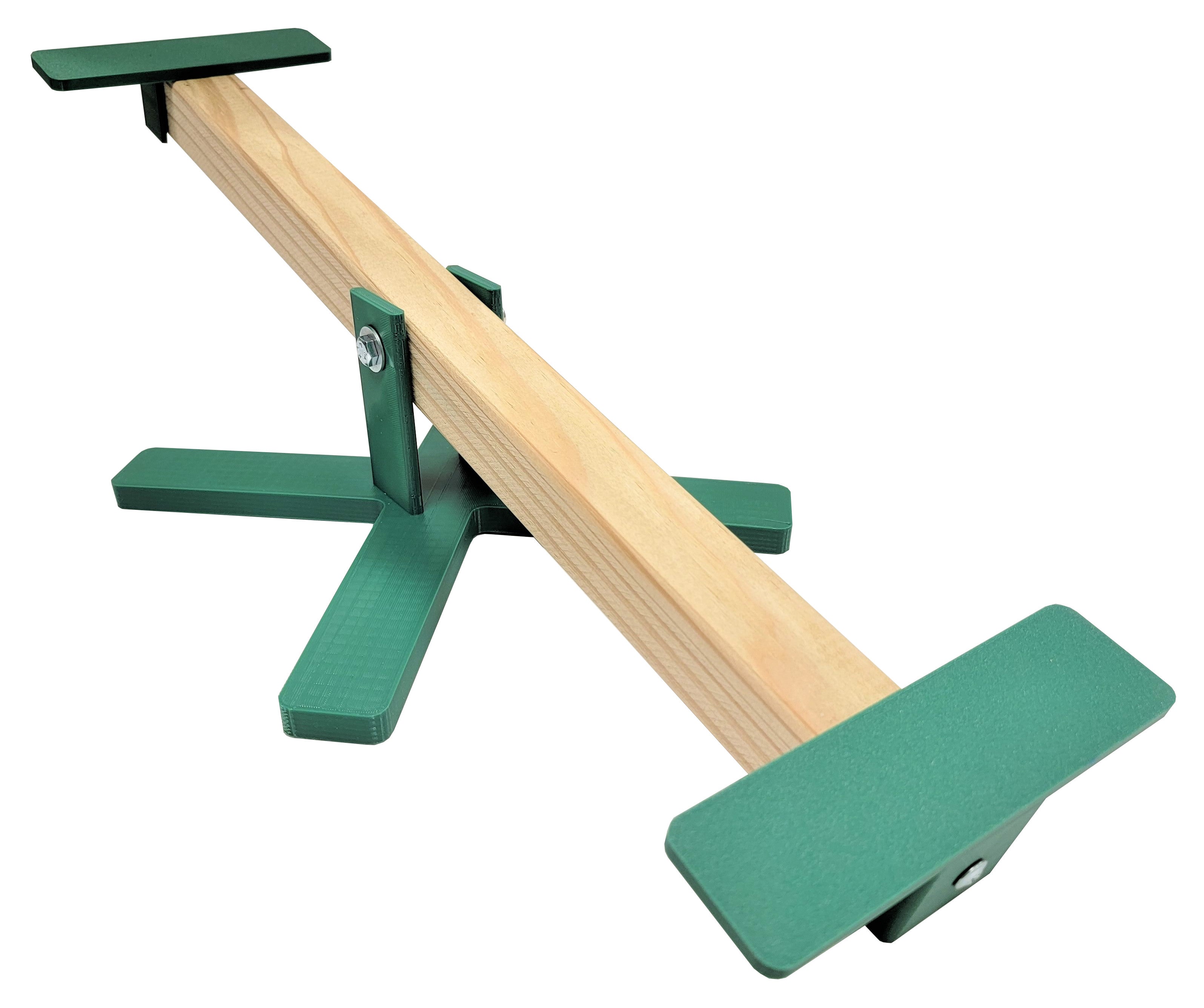 22 Inch Long Green Chicken Teeter Totter Seesaw Poultry Perch