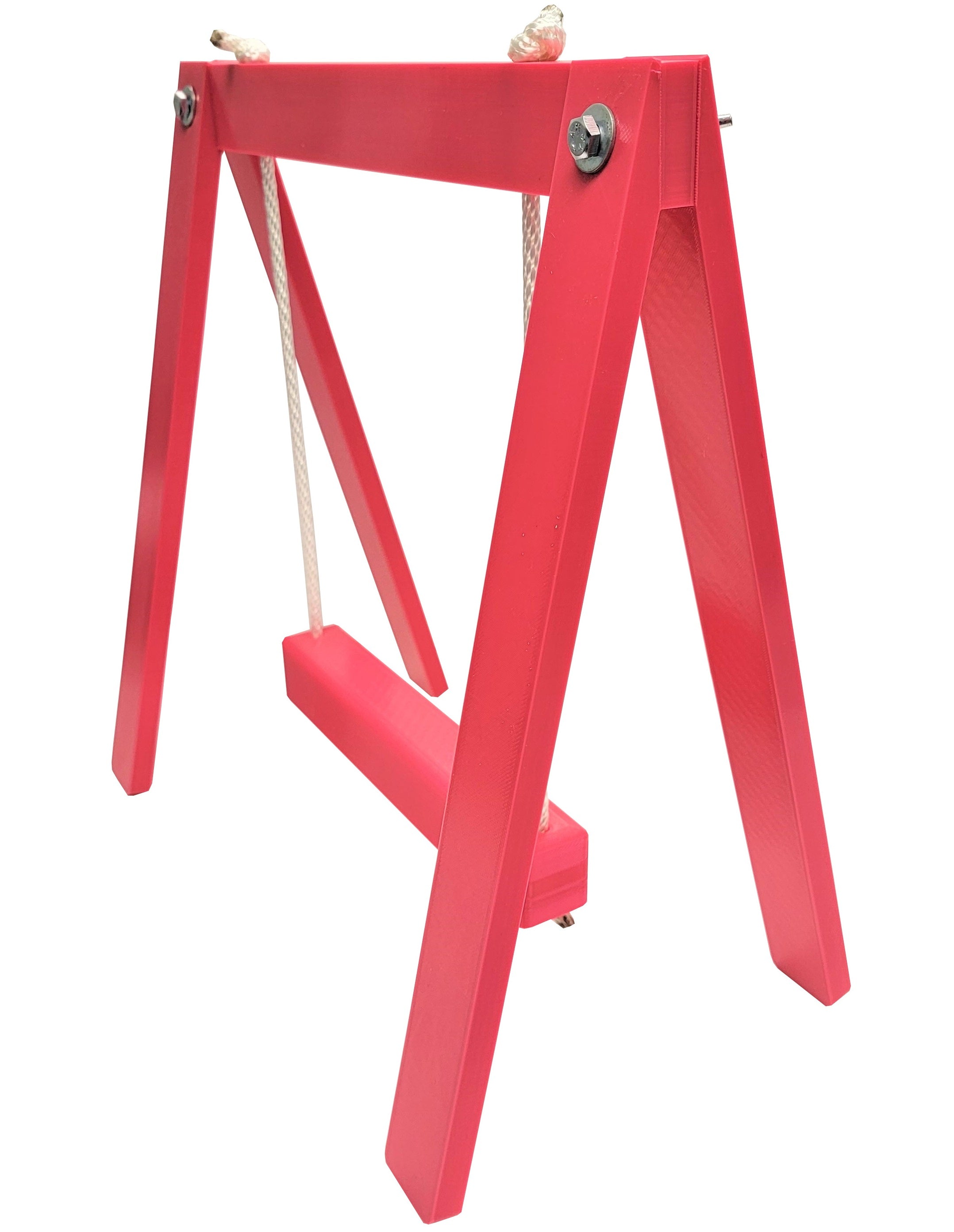 15 Inch Tall Pink Chicken Swing Set Poultry Perch