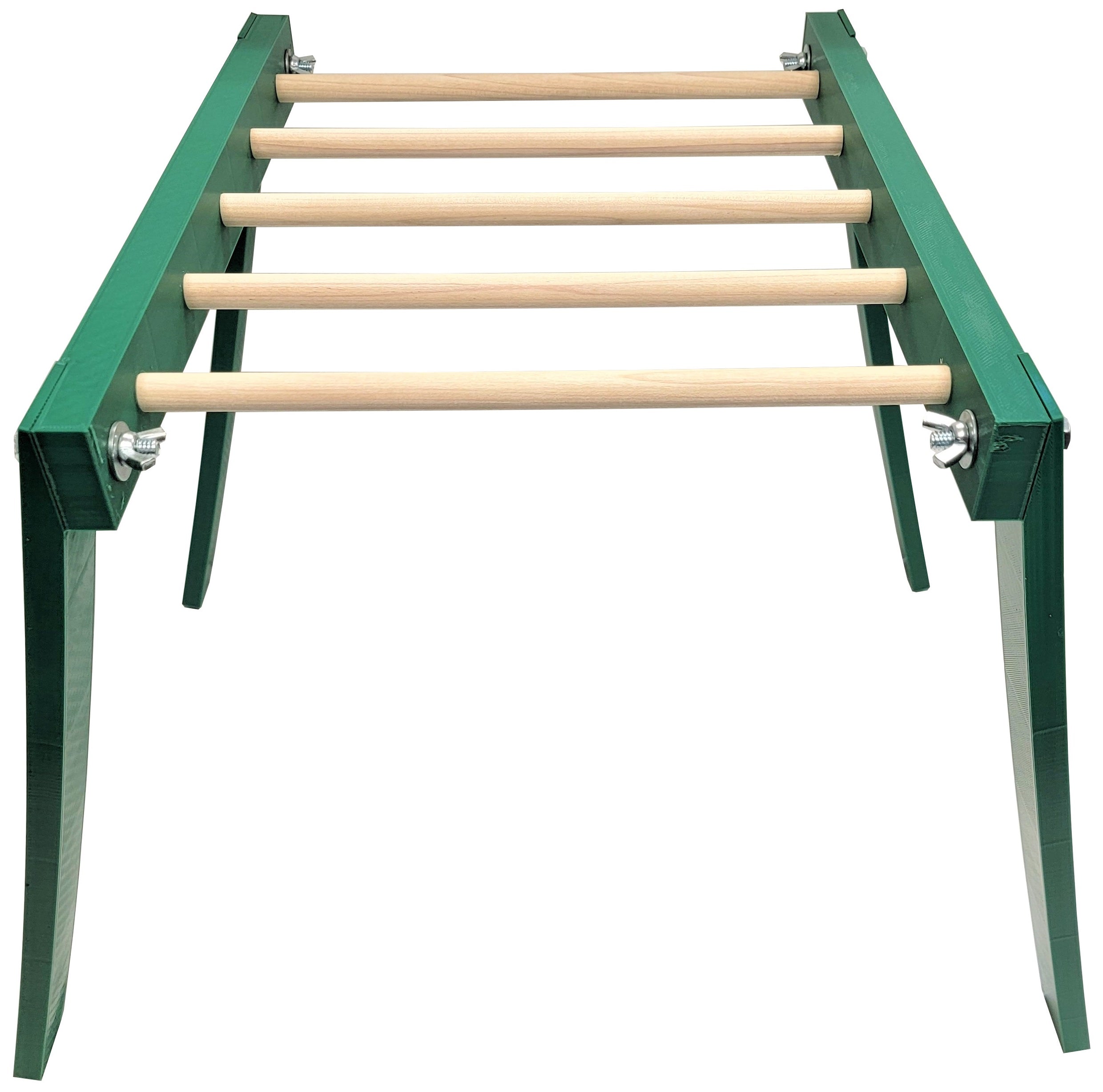 20.5 Inch Long Green Chicken Monkey Bars Poultry Perch