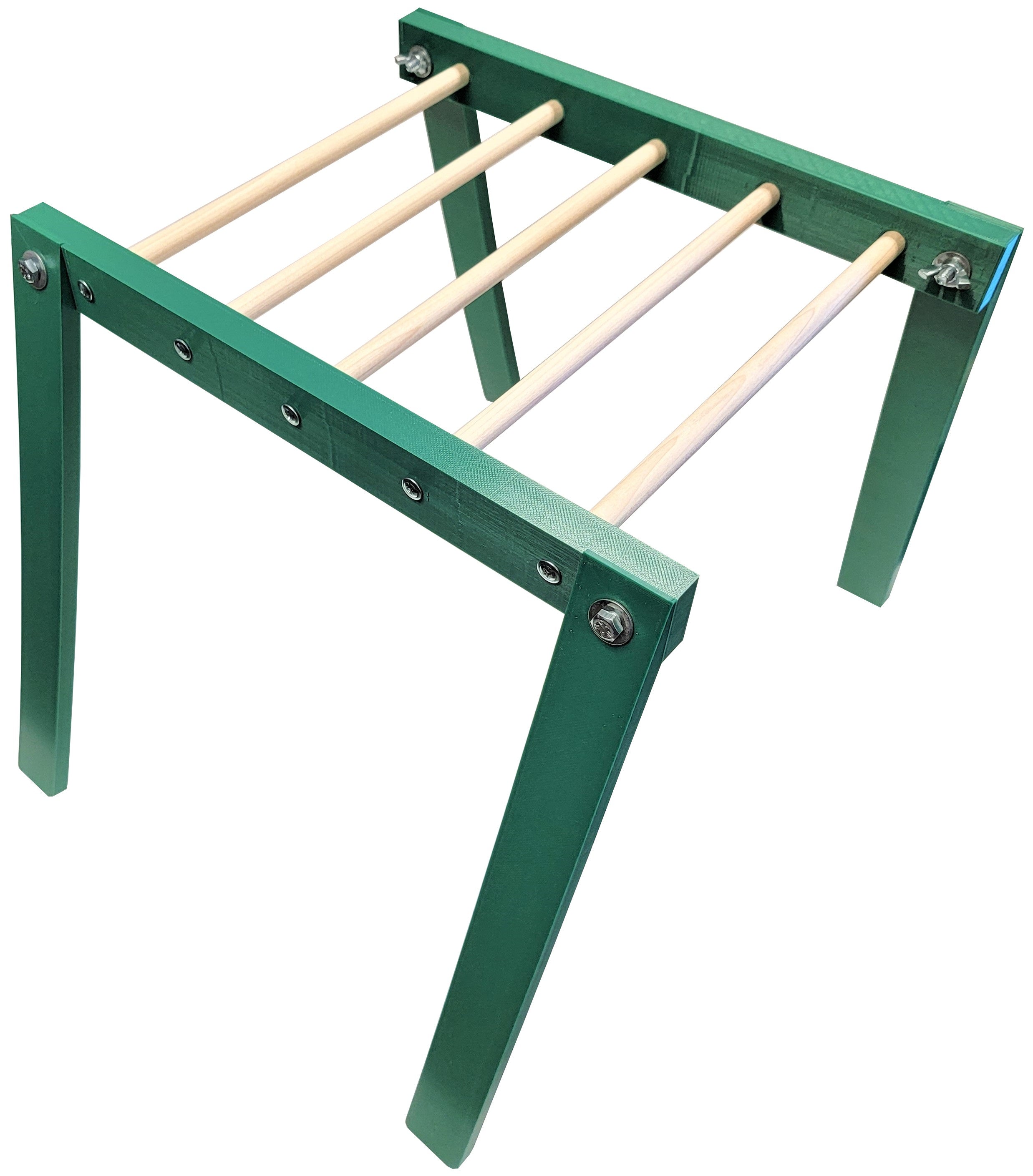 20.5 Inch Long Green Chicken Monkey Bars Poultry Perch