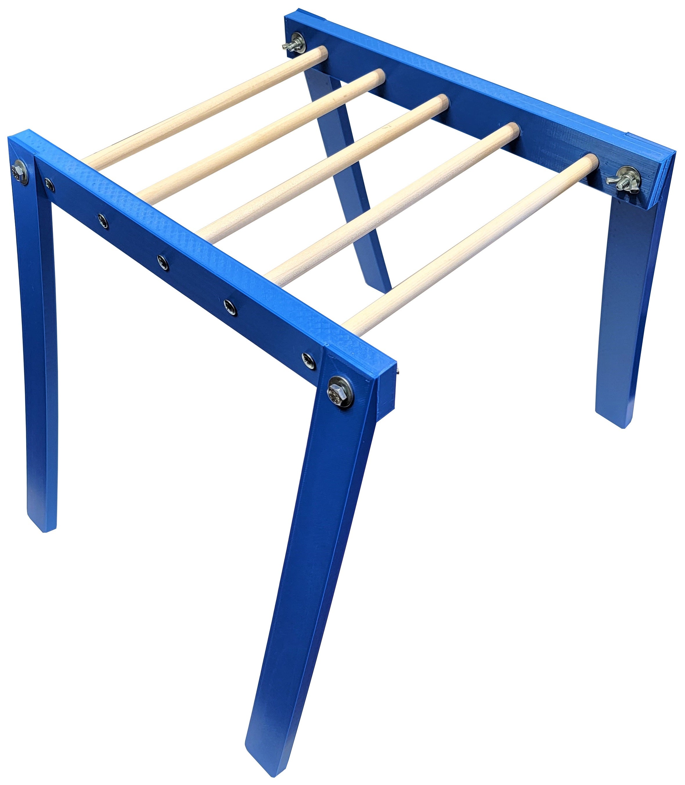 20.5 Inch Long Blue Chicken Monkey Bars Poultry Perch
