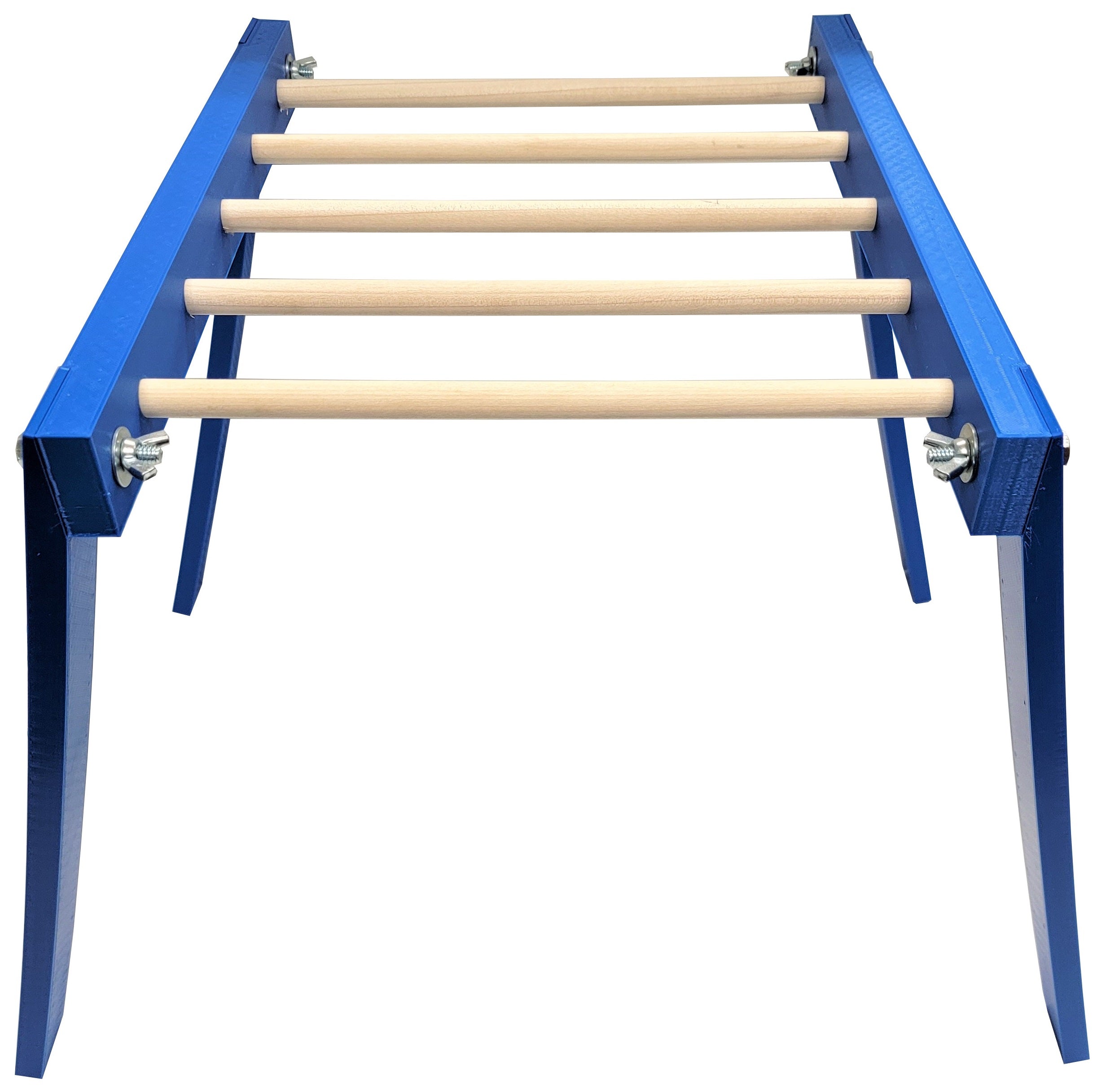 20.5 Inch Long Blue Chicken Monkey Bars Poultry Perch