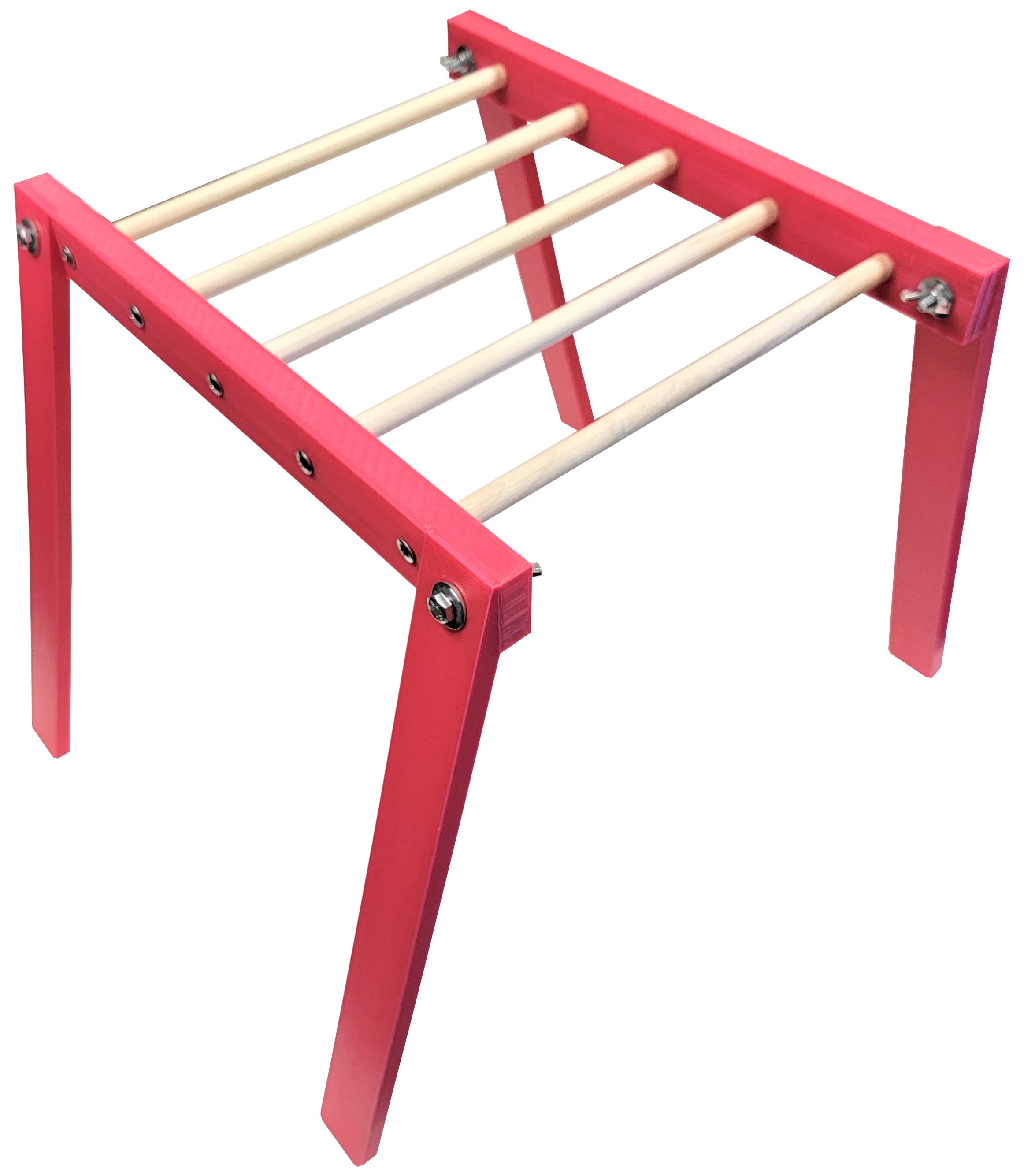 20.5 Inch Long Pink Chicken Monkey Bars Poultry Perch