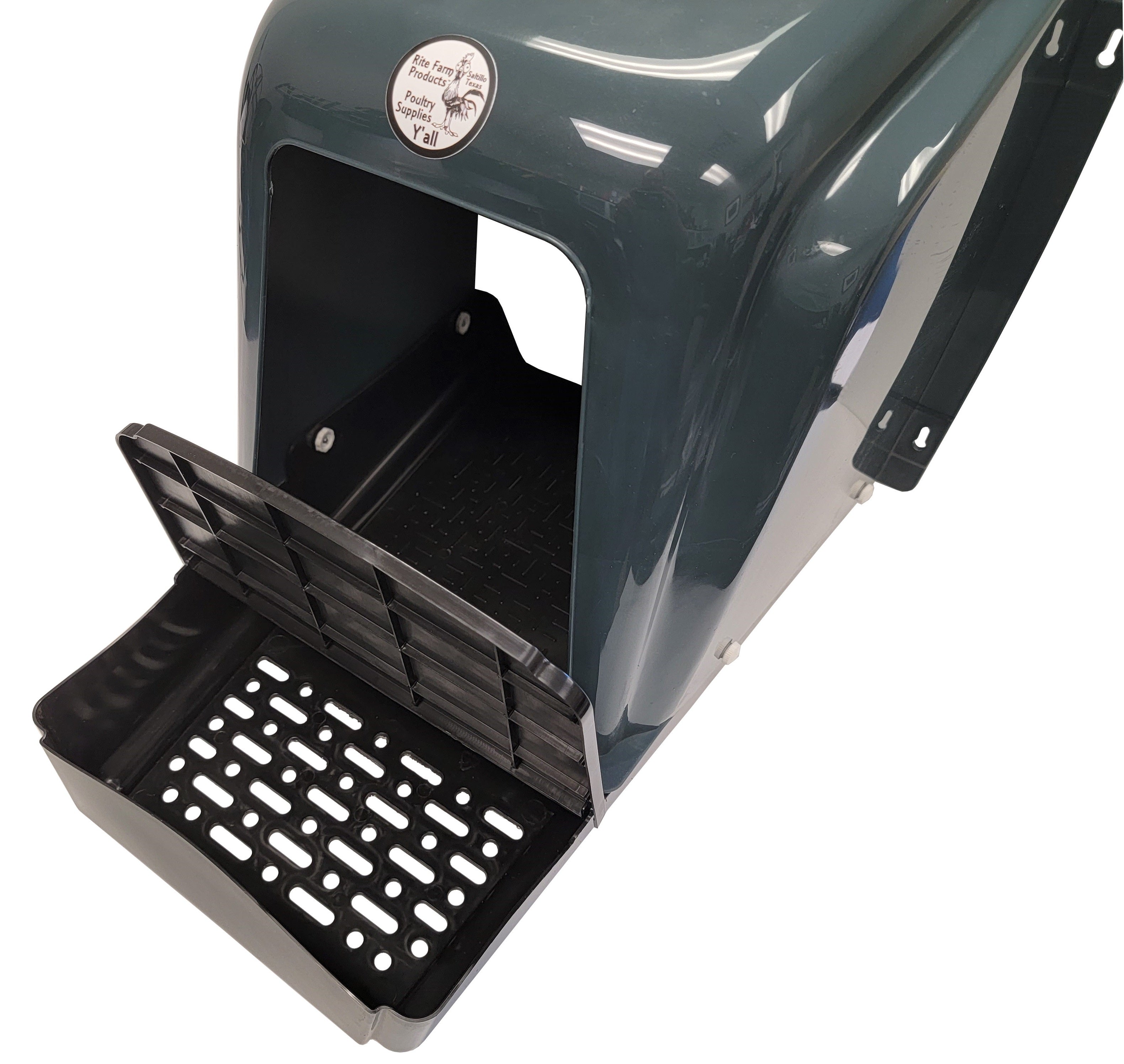 Egg Rollout 1 Hole Wall Mount Nesting Box for Chicken & Poultry