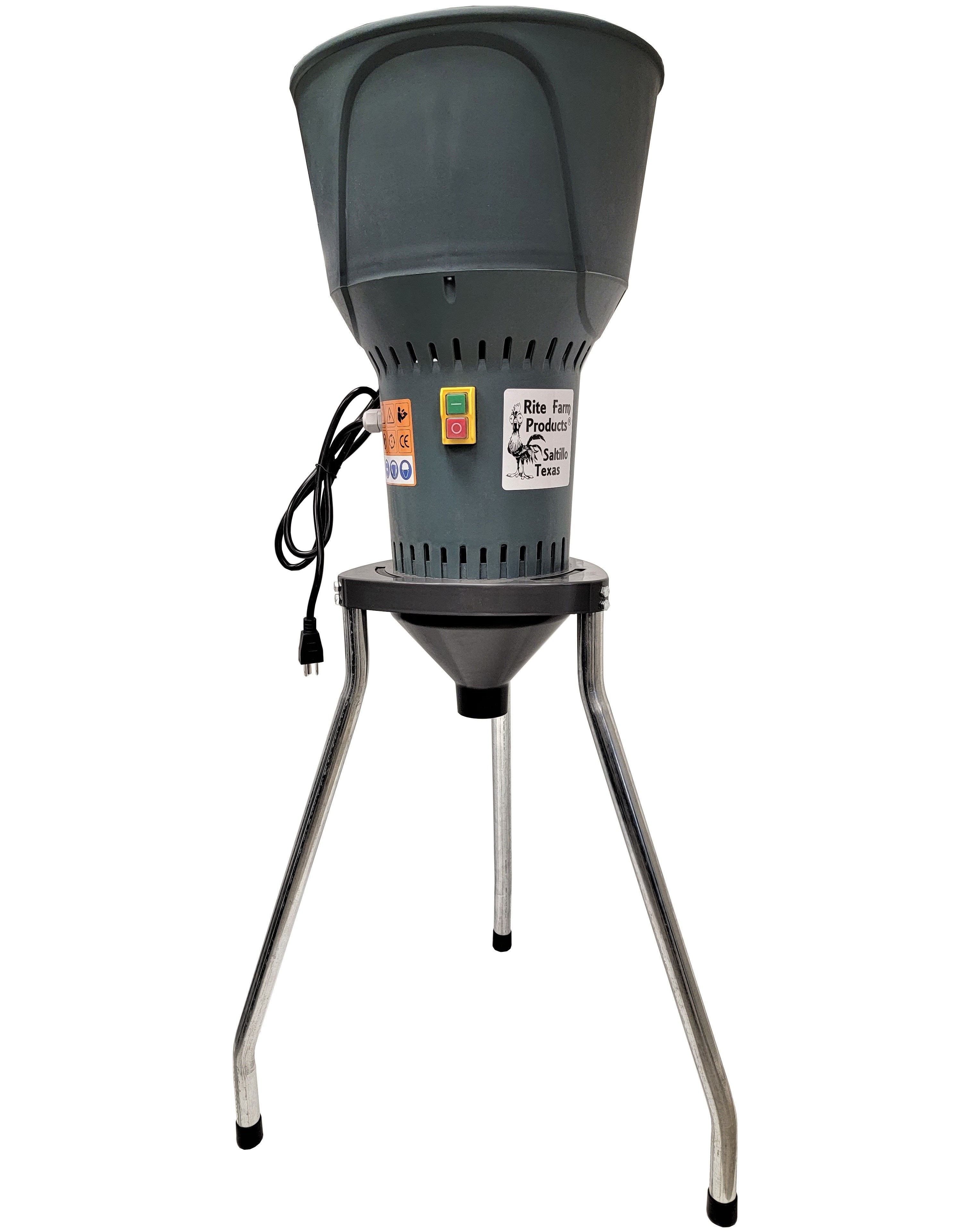 Feed & Grain Grinding Mill Electric 110v Includes all 9 Grinder Plates & Legs