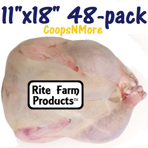48 pack of 11"x18" Poultry Shrink Bags Chicken Freezer