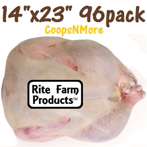 96 pack of 14"x23" Turkey Shrink Bags Poultry Freezer