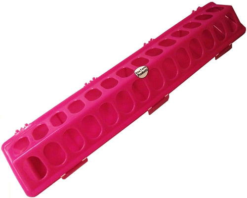 Rite Farm Products 20" Pink Chicken Chick Feeder