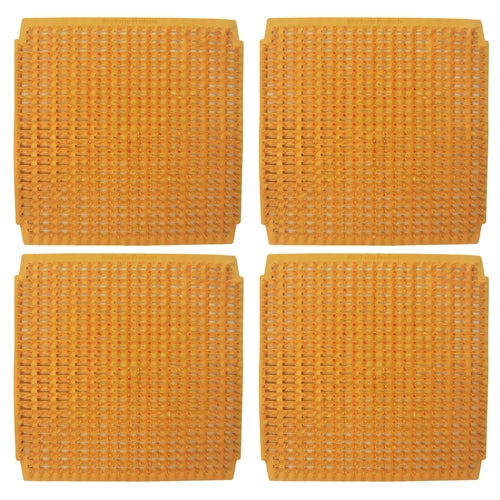 4 Pack of sunset wheat plastic egg nesting box pads