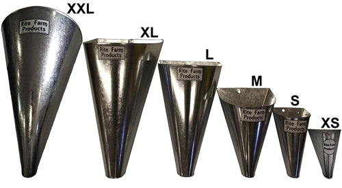 4 Pack Of Extra Extra Large restraining processing killing cone