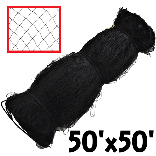 50' x 50' Anti Bird Netting for Poultry Quail Nets Chicken Net