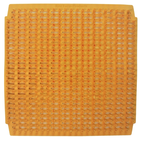 10 Pack of sunset wheat plastic egg nesting box pads