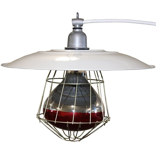 Industrial chick brooder lamp light fixture