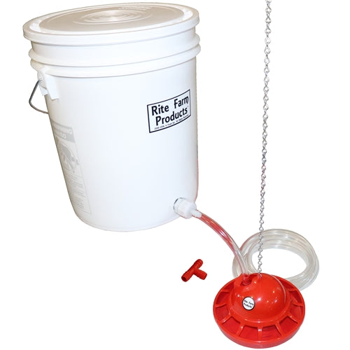 Rite Farm Products 5 Gallon Auto Pro Chick Waterer Complete Kit