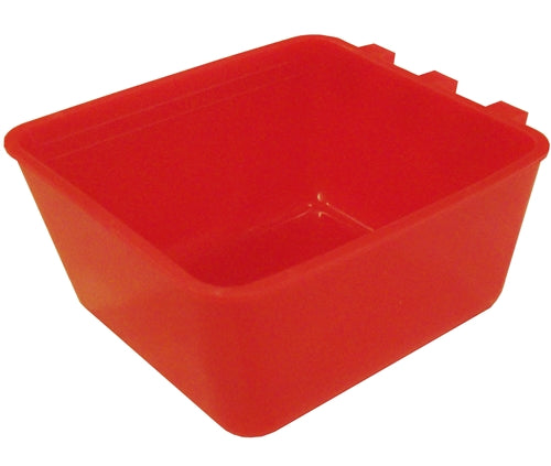 12oz Cage Cup Square Feeder or Water Drinker, Treats