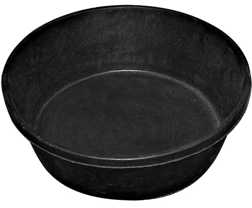 2 Gallon 8 Quart Rubber Feed Pan Livestock Pet Bowl Food