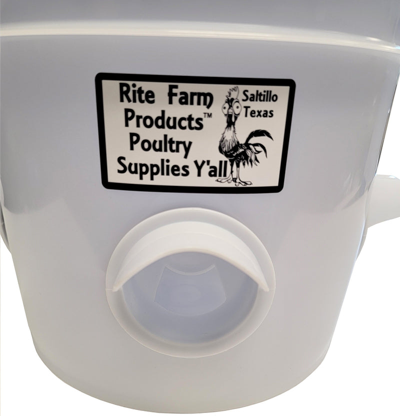 22 Pound Capacity Automatic Chicken Feeder 4 Port Poultry Feeder