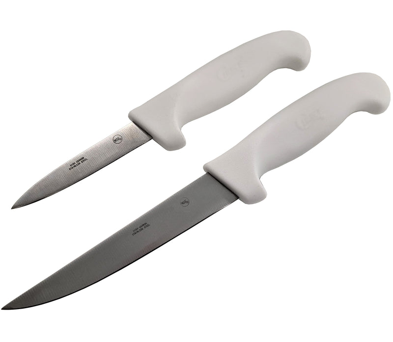2 Piece Poultry Processing & Chicken Butcher Knife Set